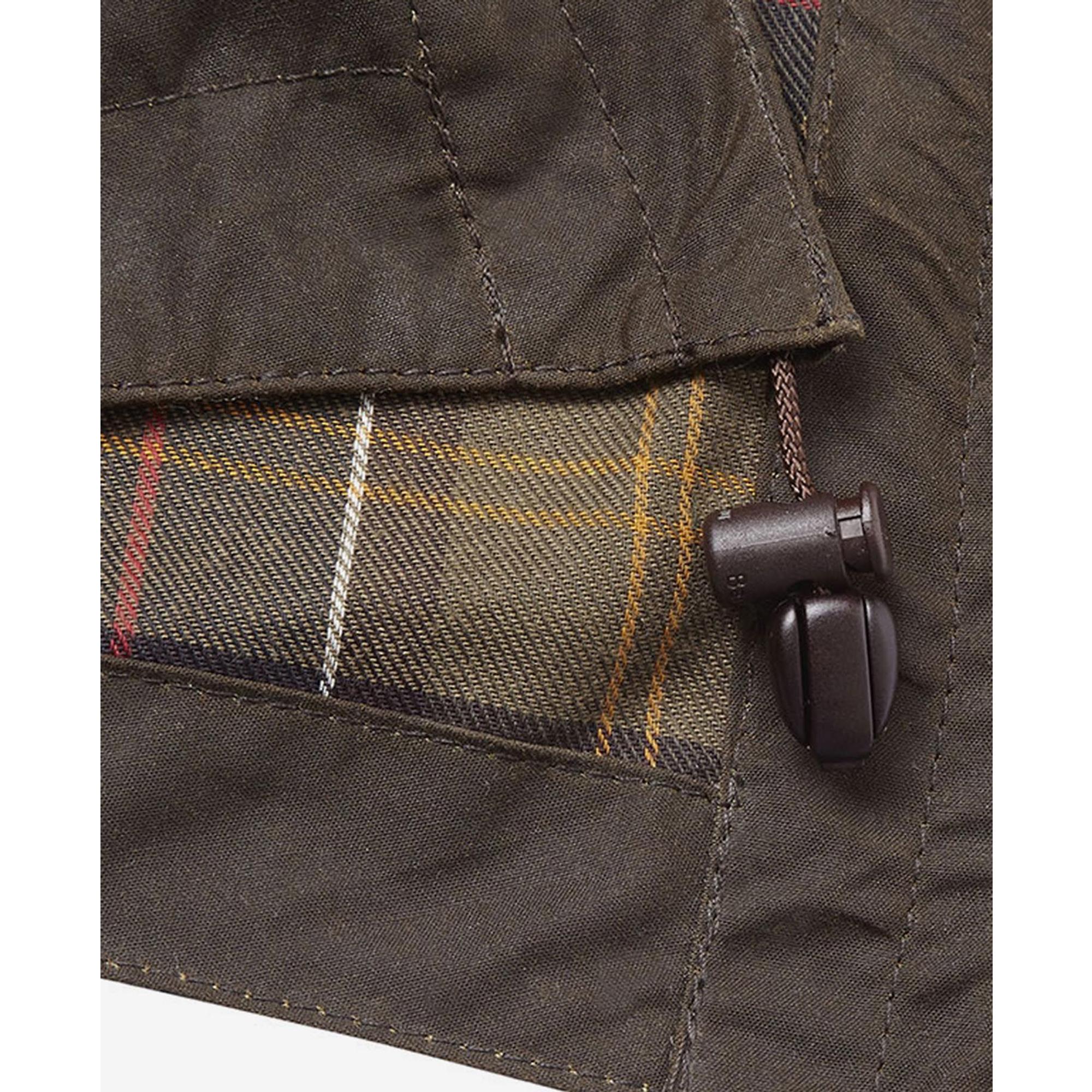 Product image 4 of 6 of Barbour Classic Sylkoil Hood - Tartan Lining - Olive