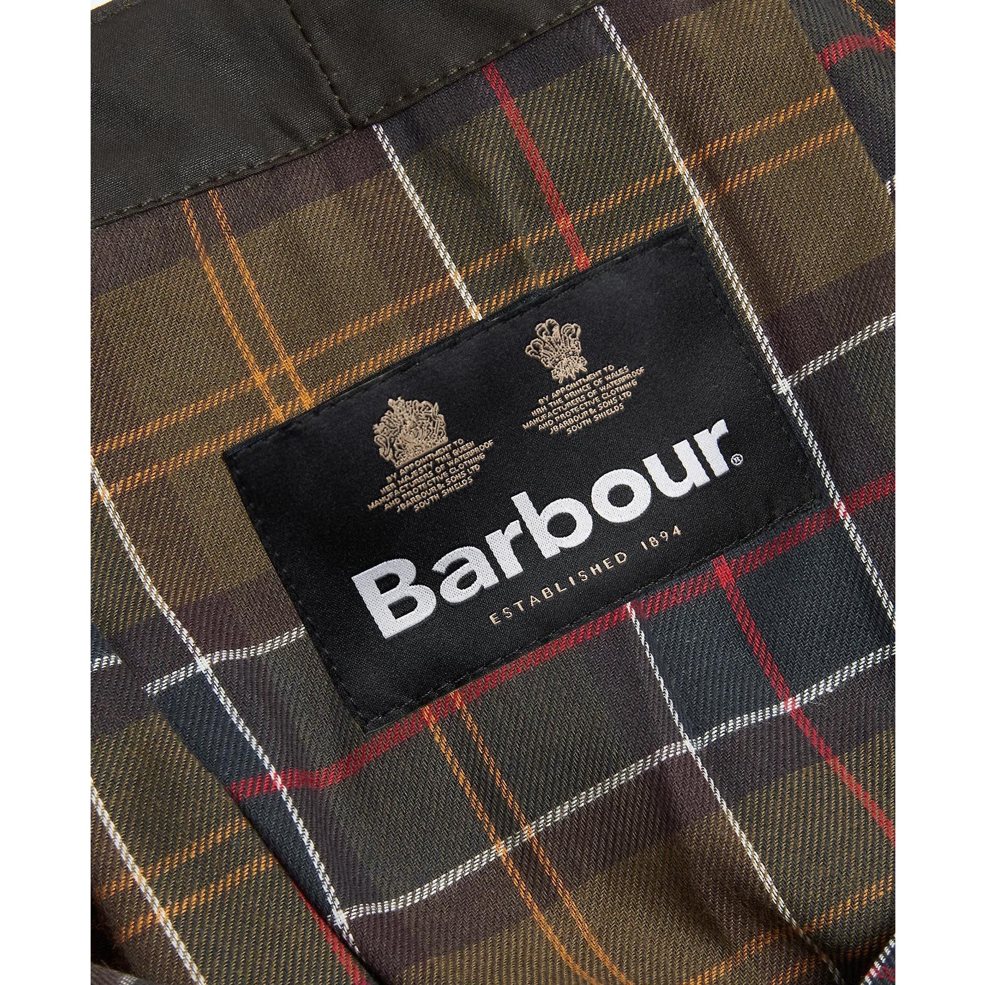 Product image 5 of 6 of Barbour Classic Sylkoil Hood - Tartan Lining - Olive