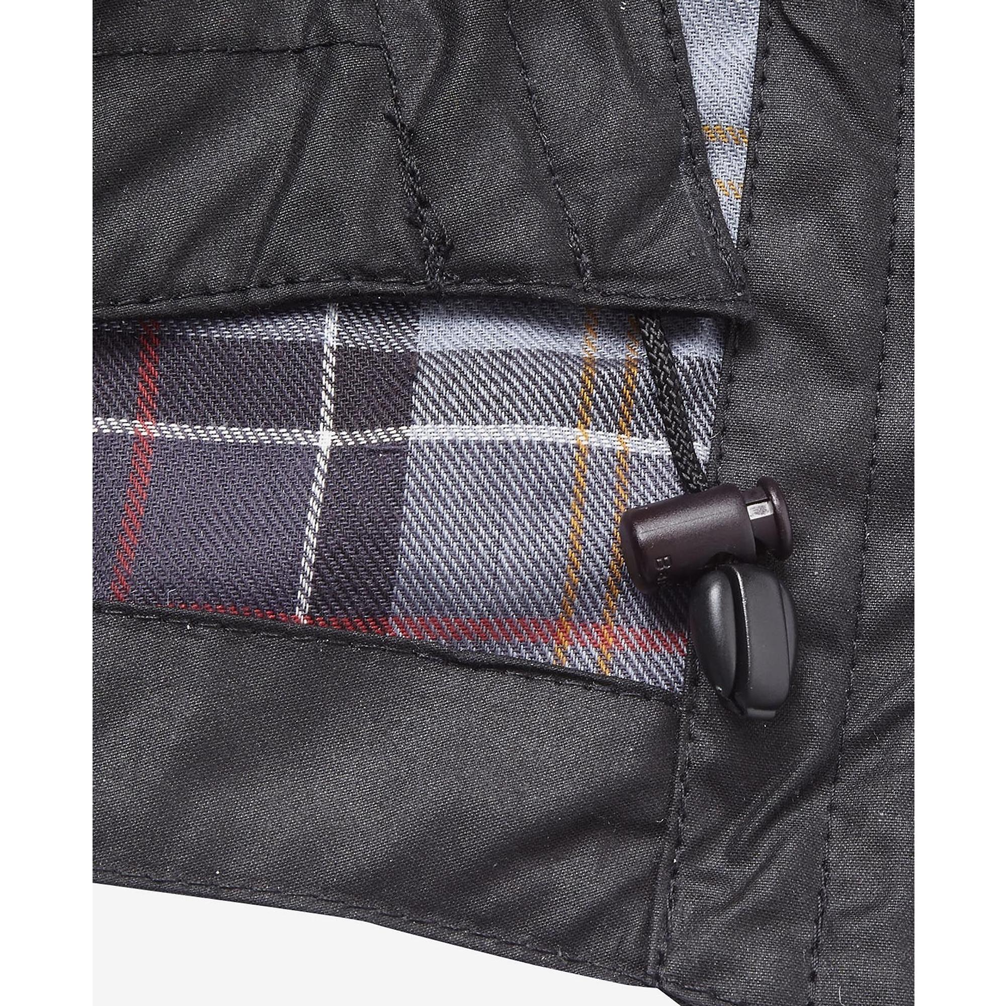 Product image 4 of 4 of Barbour Wax Cotton Hood - Tartan LIning - Black