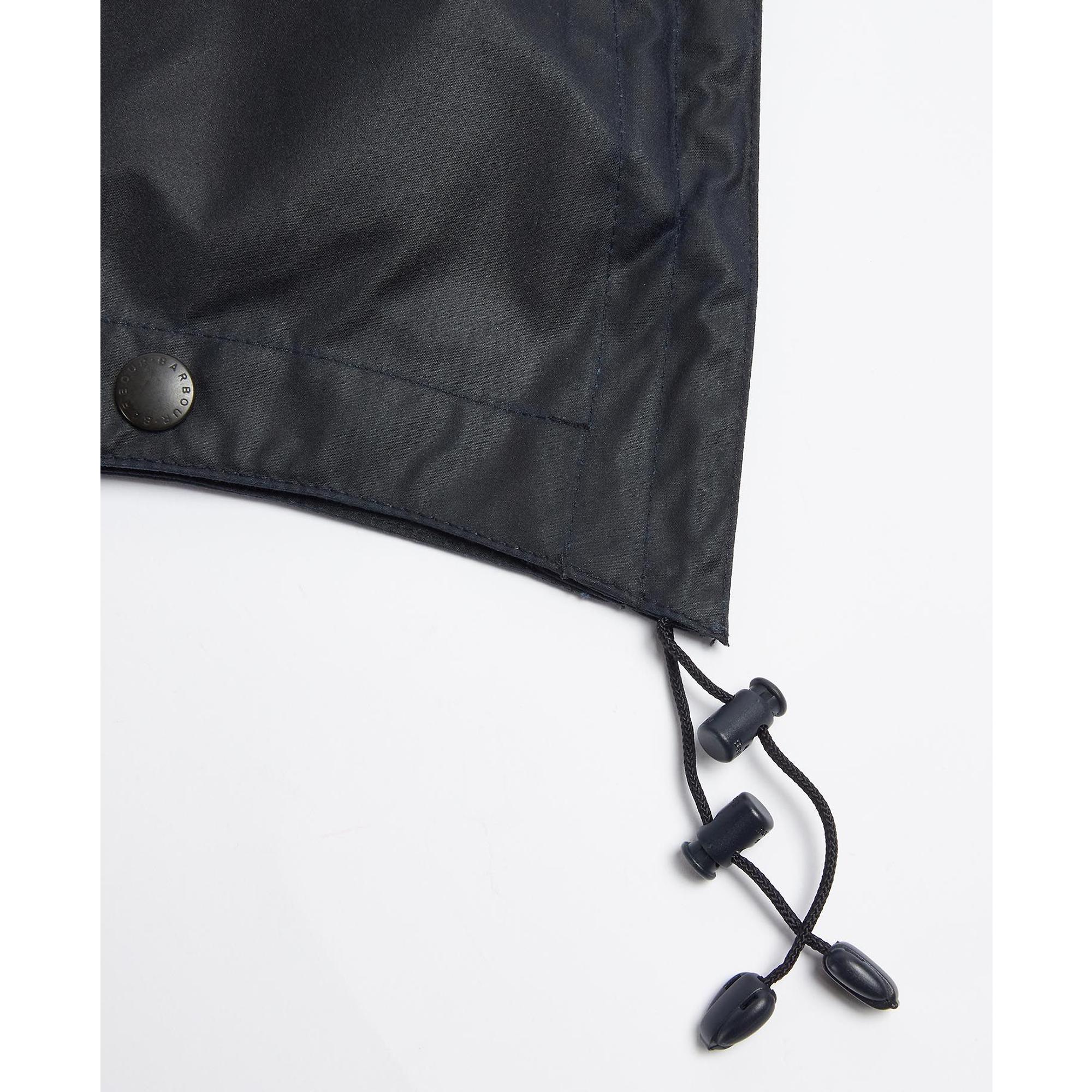 Product image 5 of 5 of Barbour Wax Cotton Hood - Tartan Lining - Navy