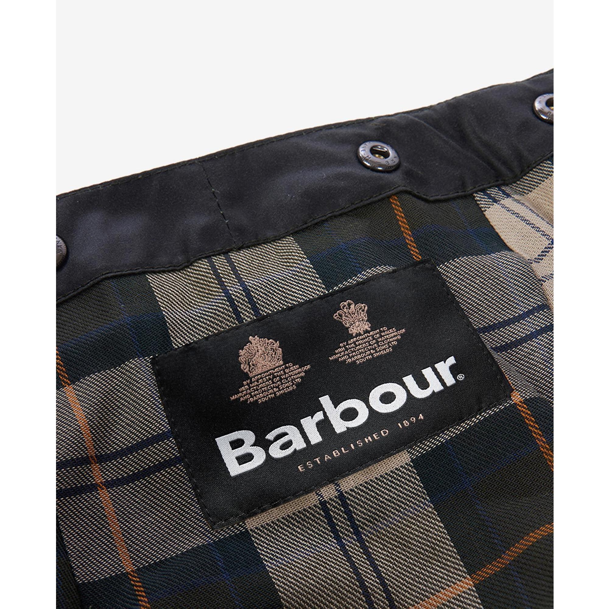 Product image 3 of 3 of Barbour Wax Cotton Hood - Tartan Lining - Sage