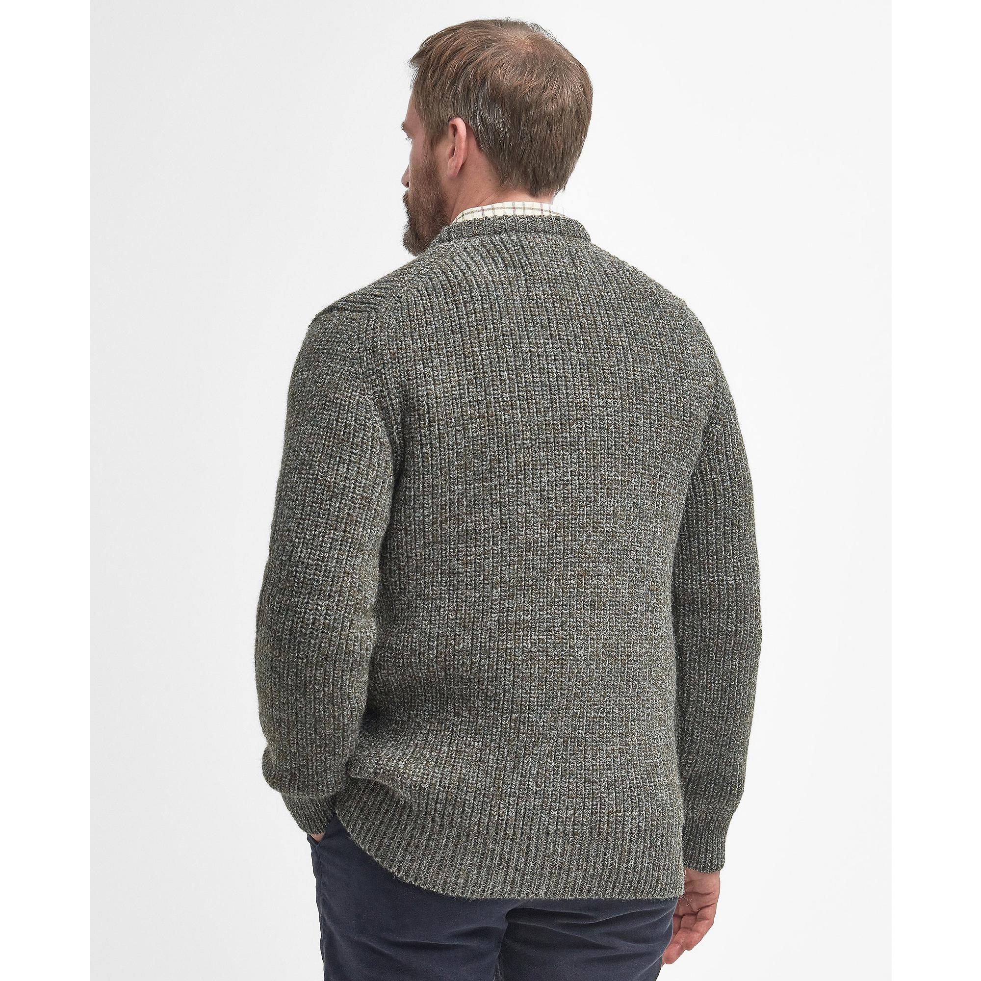 Product image 4 of 6 of Barbour Men's New Tyne Crew Neck Sweater - Derby Tweed