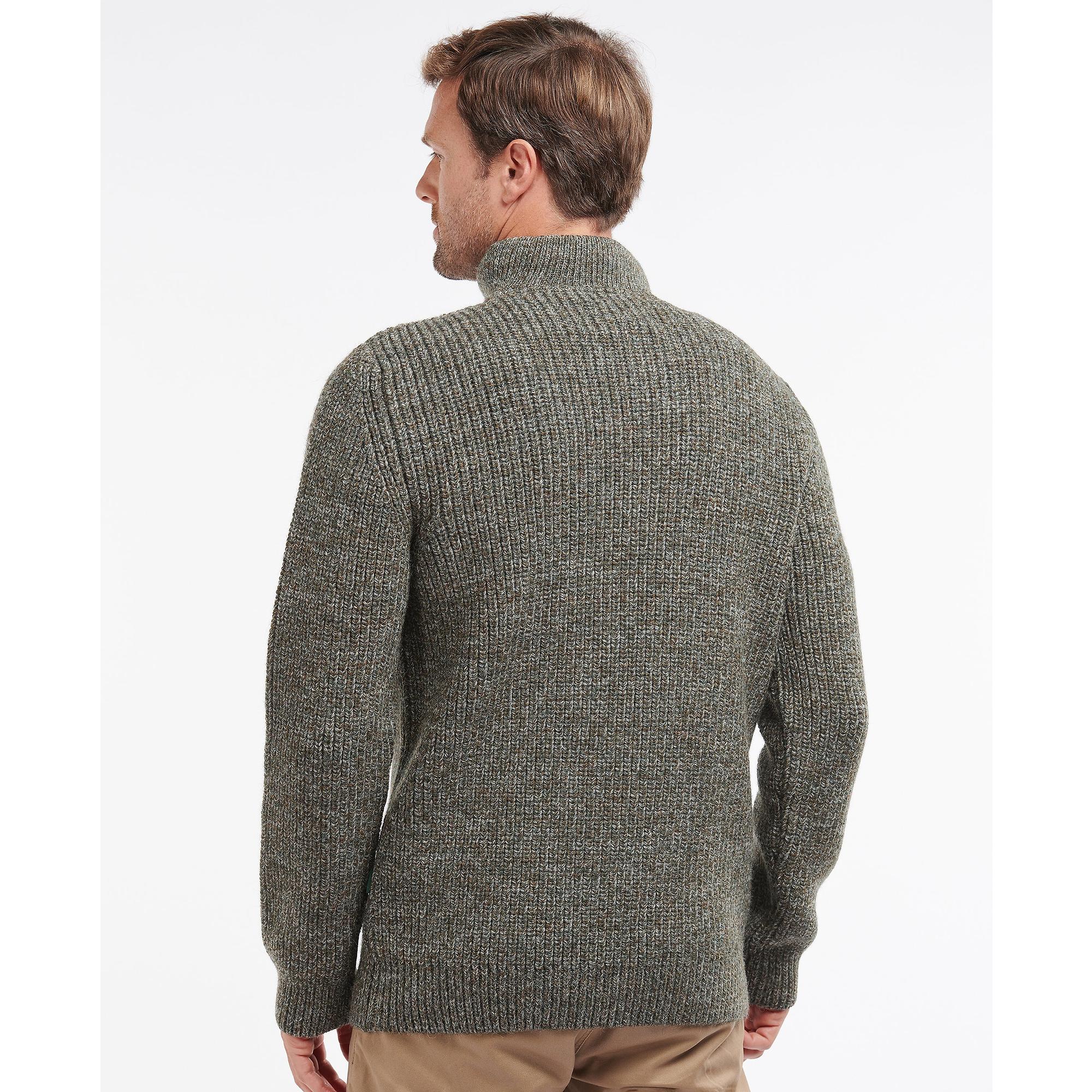 Product image 4 of 6 of Barbour Men's New Tyne Half Zip Sweater - Derby Tweed