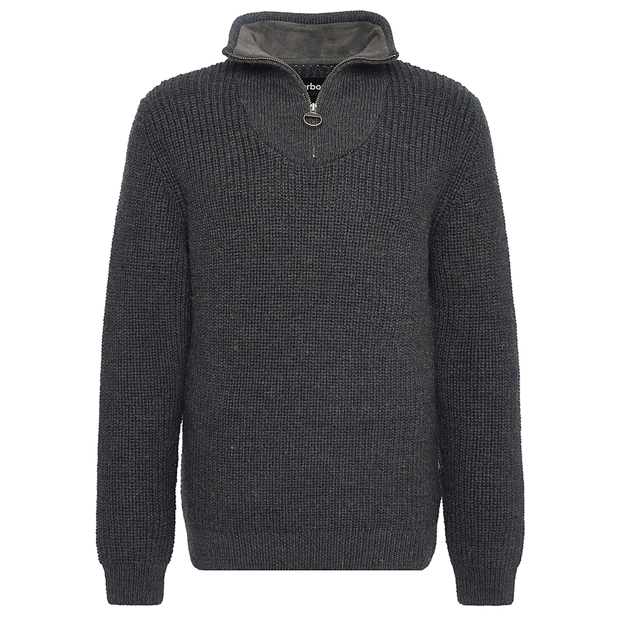 Product image 1 of 7 of Barbour Men's New Tyne Half Zip Sweater - Olive
