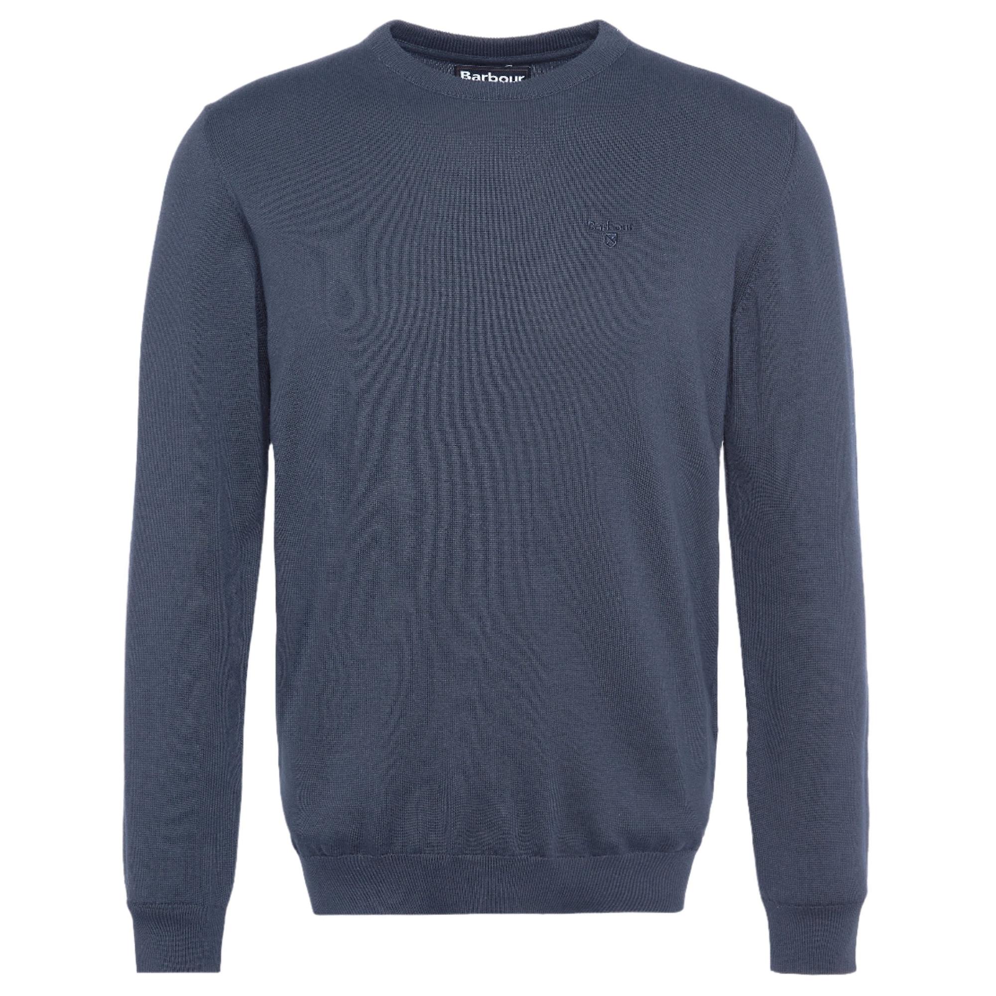 Product image 1 of 6 of Barbour Men's Pima Crew Neck Jumper - Navy