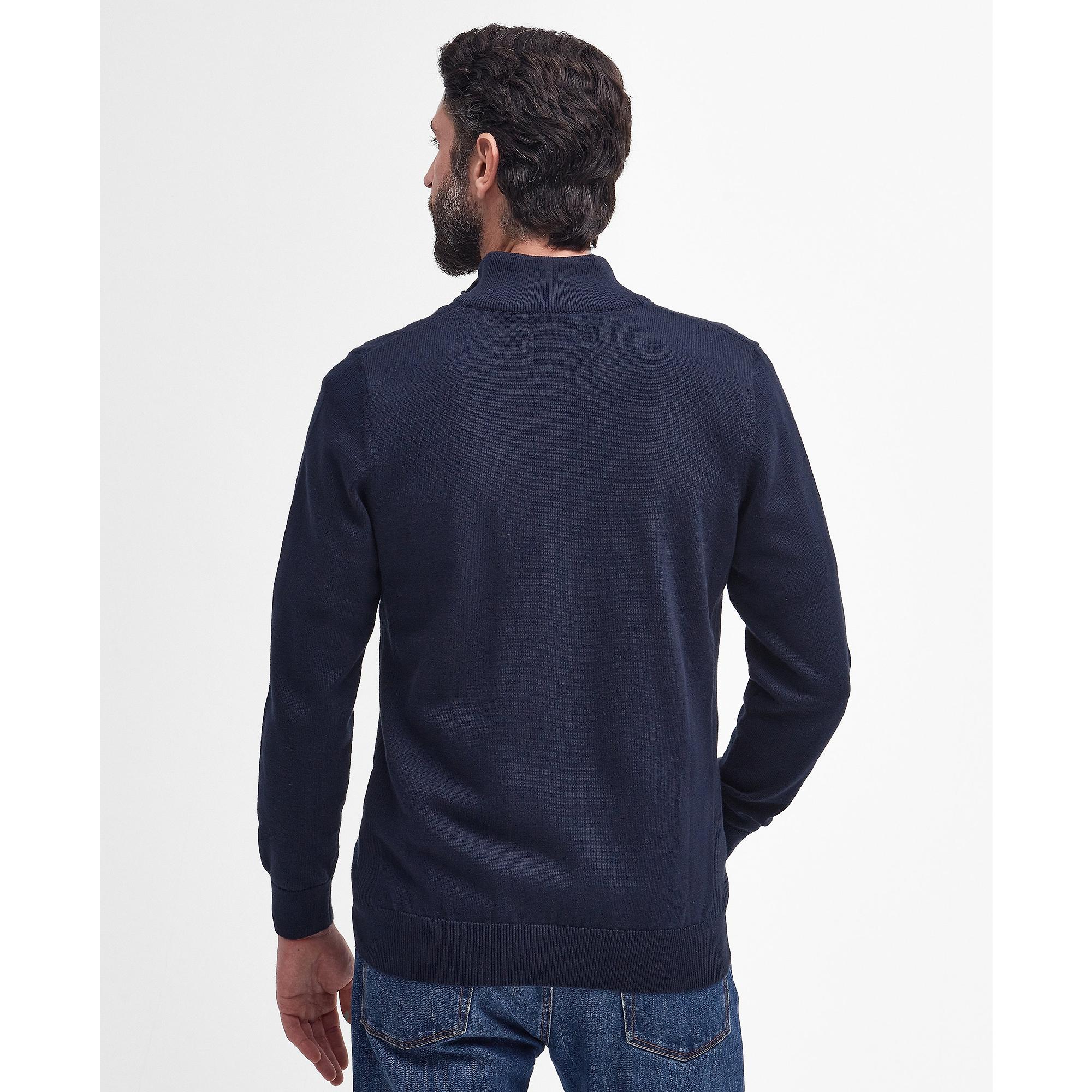Product image 3 of 6 of Barbour Men's Cotton Half Zip Jumper - Navy