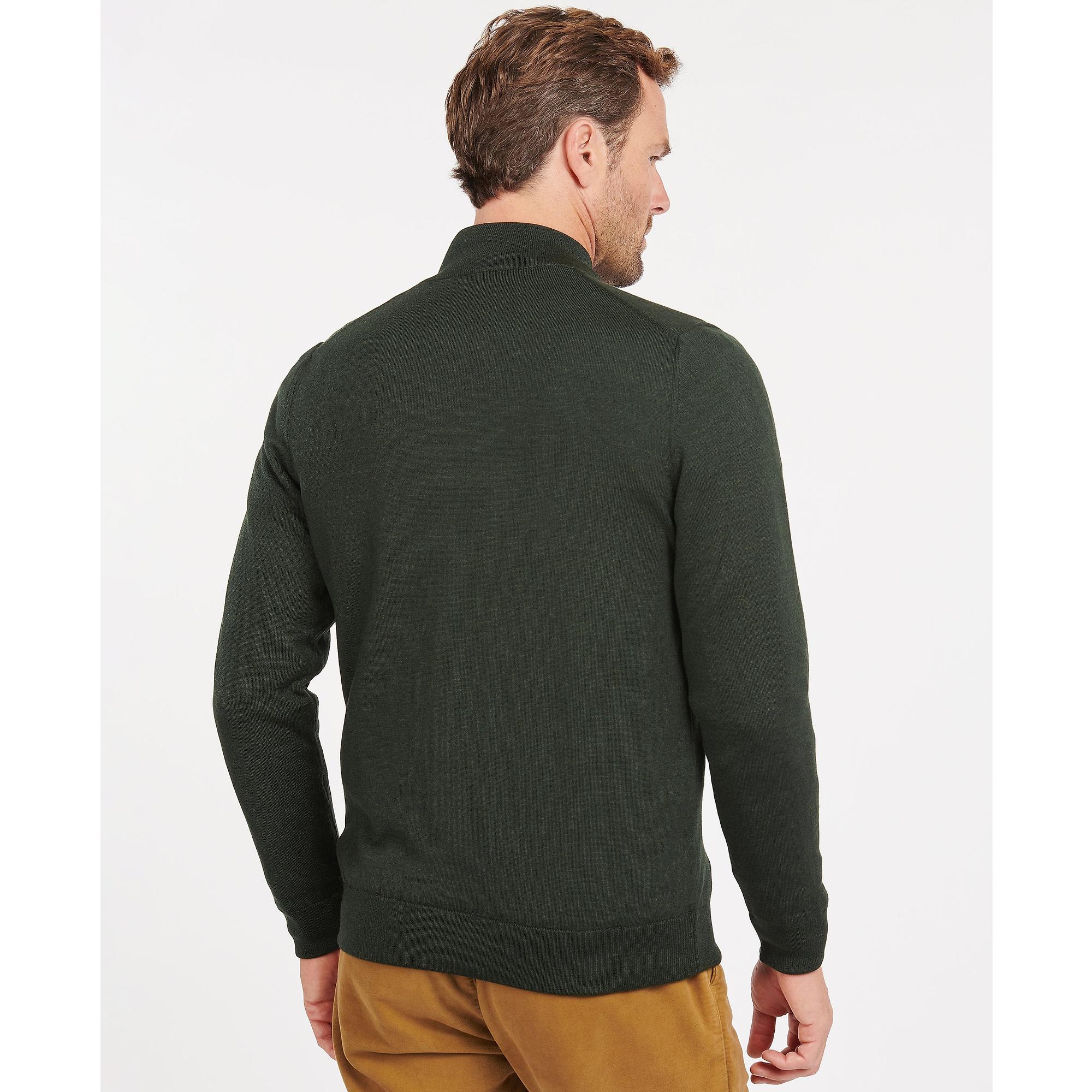 Product image 4 of 6 of Barbour Men's Gamlin Half Zip Sweater - Olive