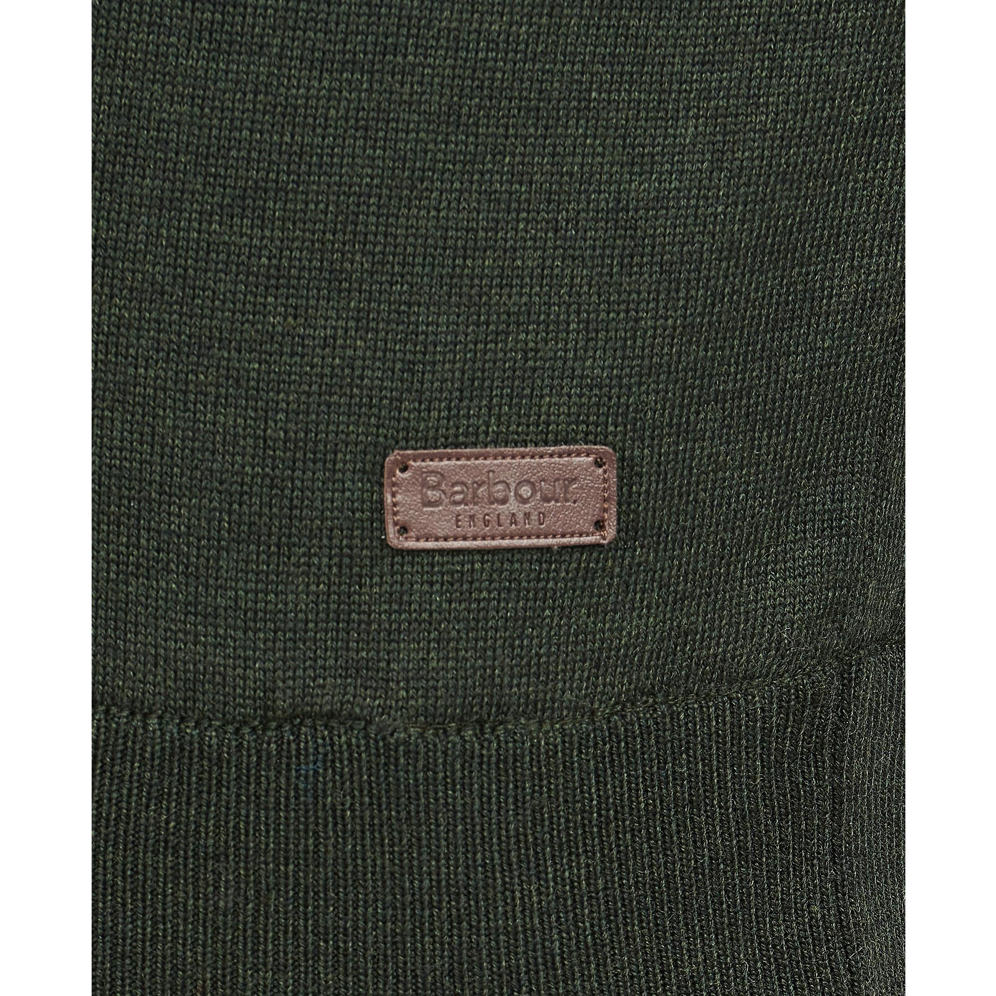Product image 6 of 6 of Barbour Men's Gamlin Half Zip Sweater - Olive