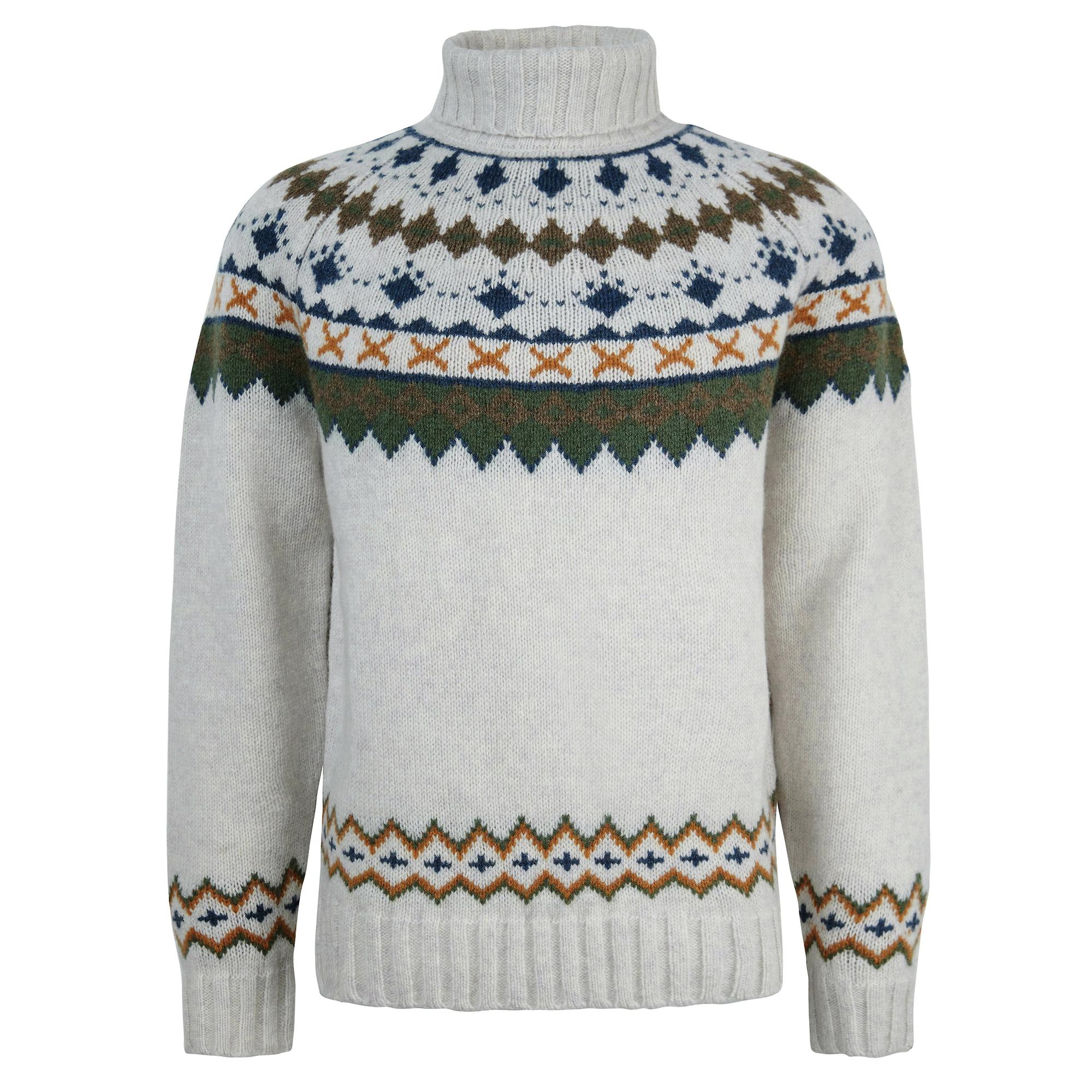 Product image 1 of 8 of Barbour Men's Roose Roll-Neck Jumper - Whisper White