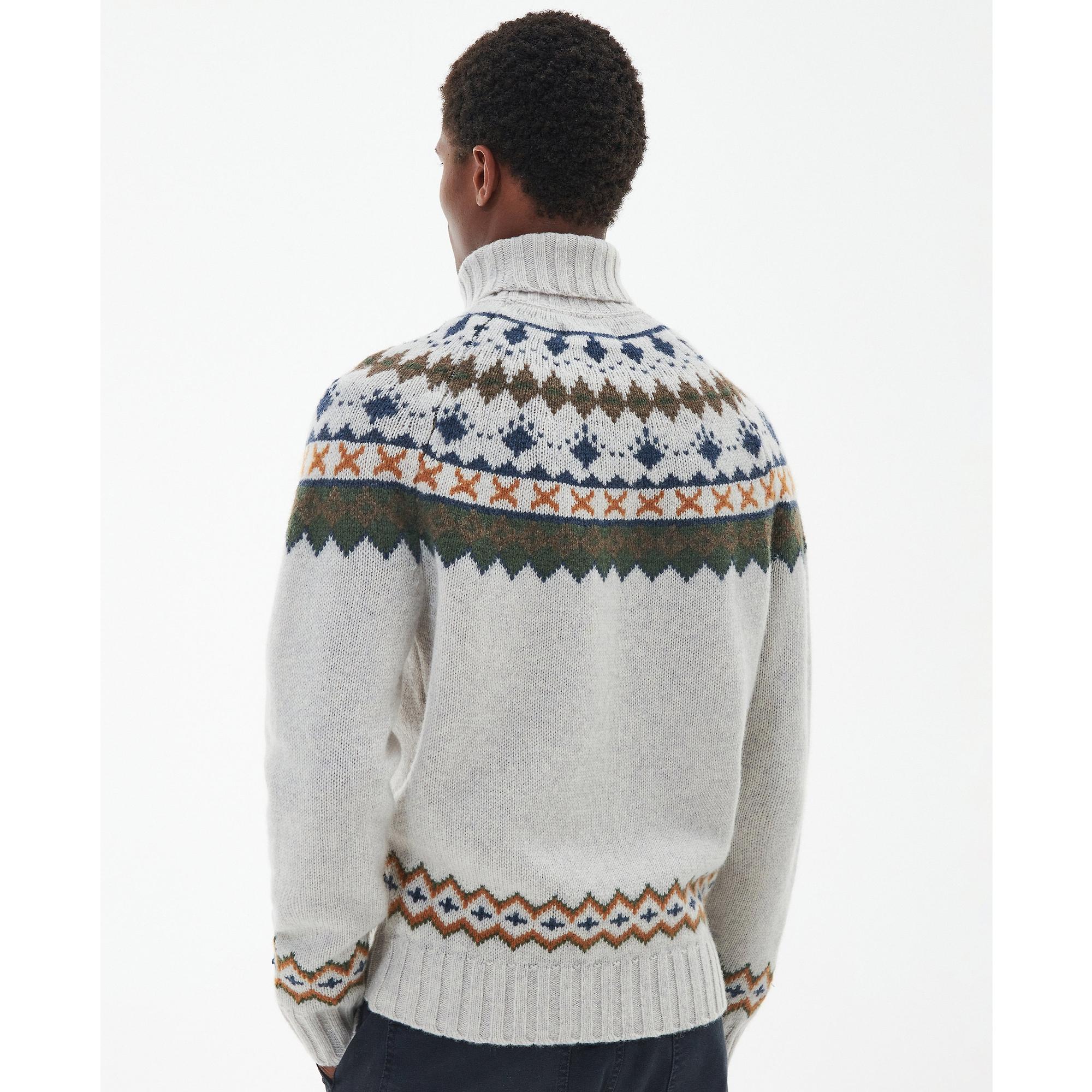 Product image 5 of 8 of Barbour Men's Roose Roll-Neck Jumper - Whisper White