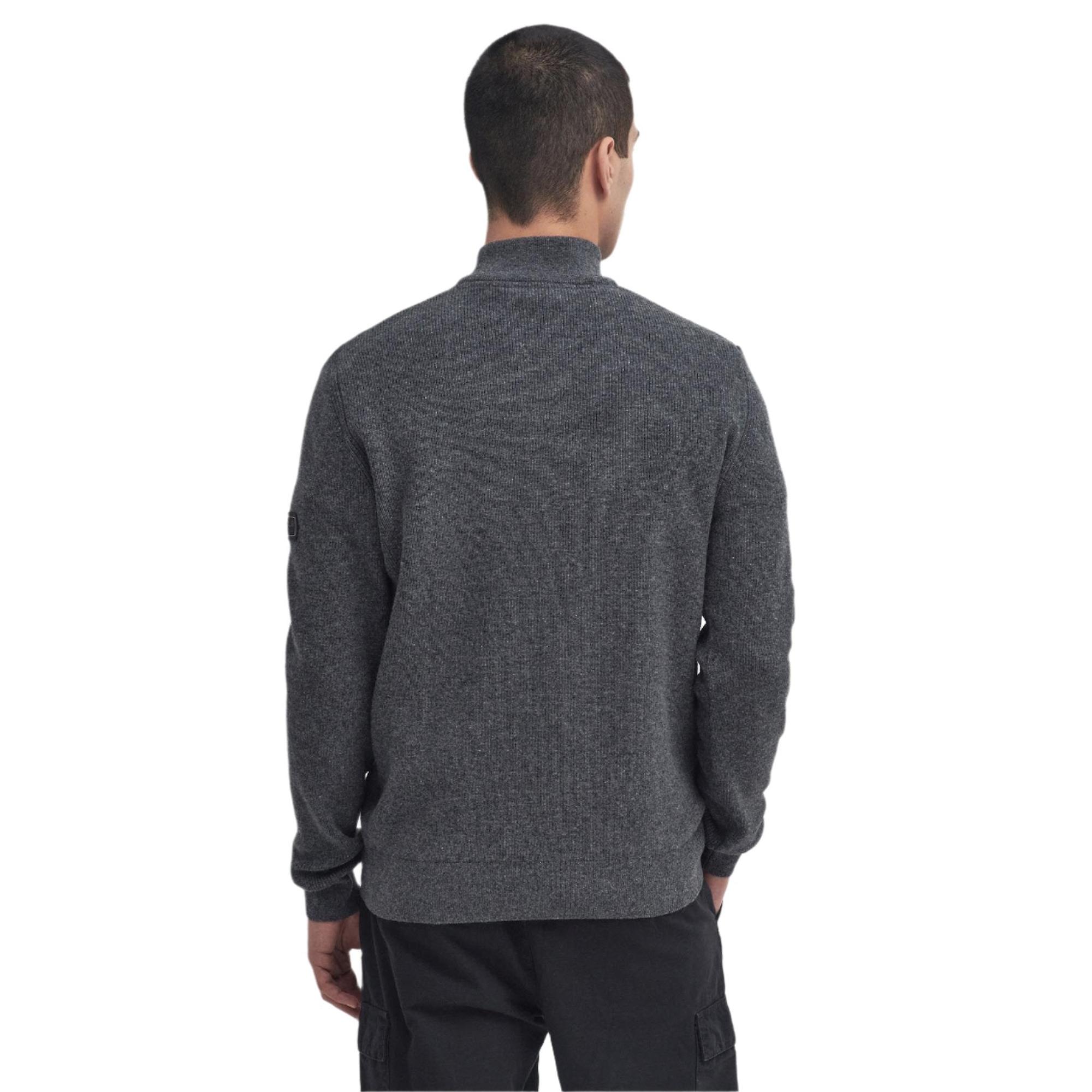 Product image 5 of 7 of Barbour International Men's Crawley Half-Zip Jumper - Charcoal Marl
