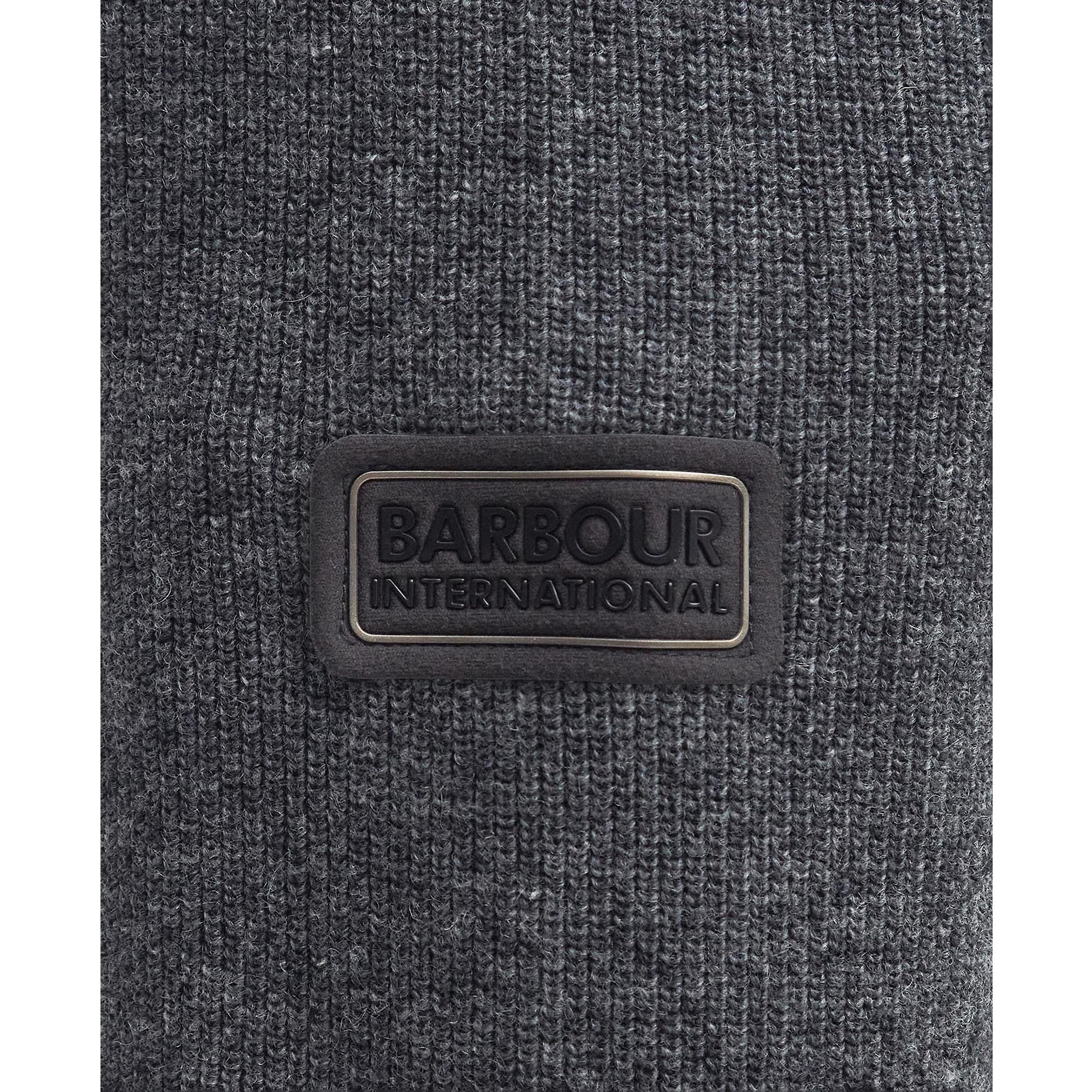 Product image 6 of 7 of Barbour International Men's Crawley Half-Zip Jumper - Charcoal Marl