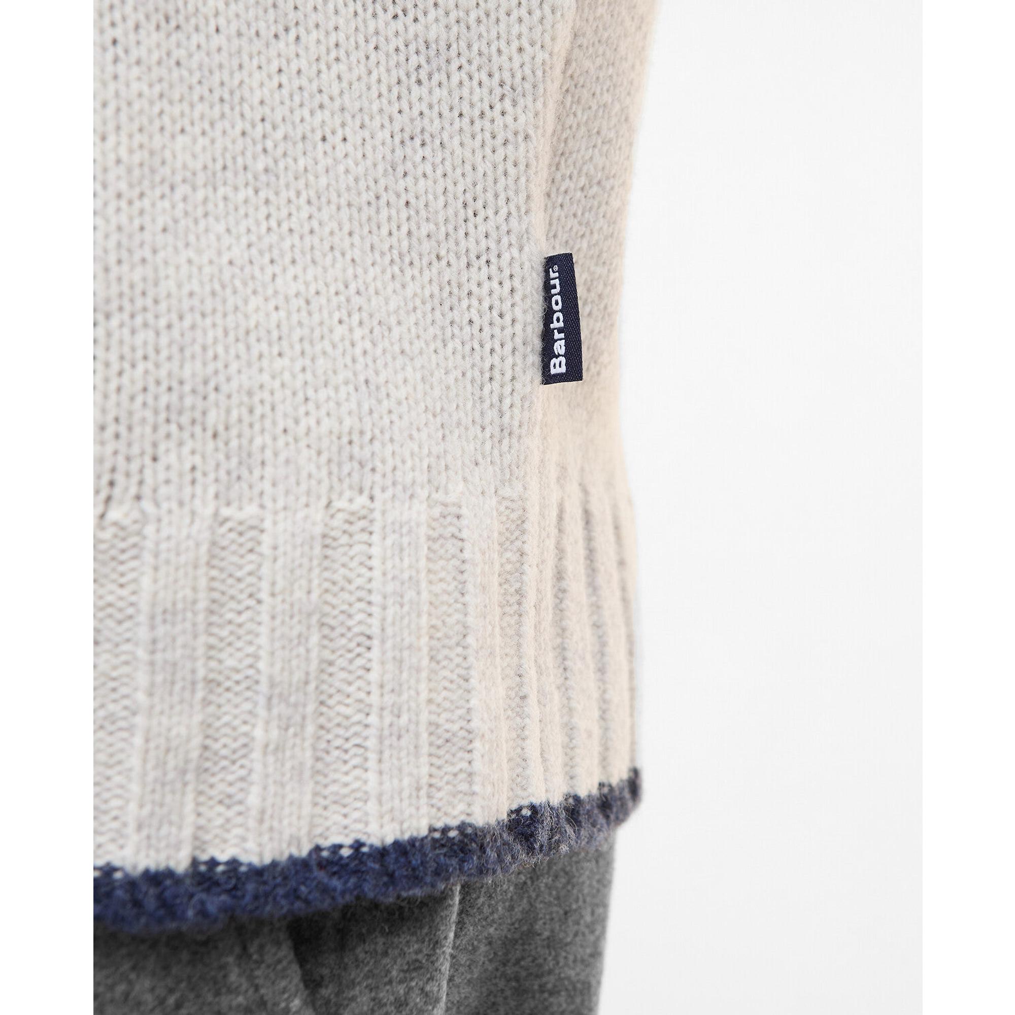 Product image 6 of 6 of Barbour Men's Hewton Roll Neck Jumper - Whisper White