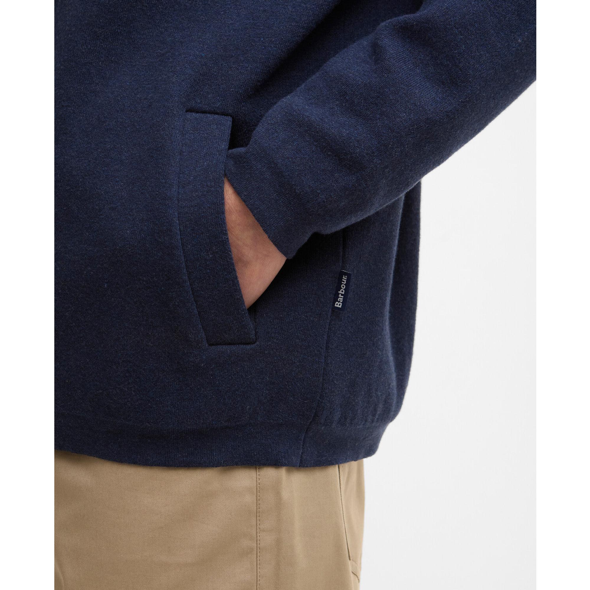 Product image 6 of 6 of Barbour Men's Crowcombe Knitted Zip Thru Jacket - Navy