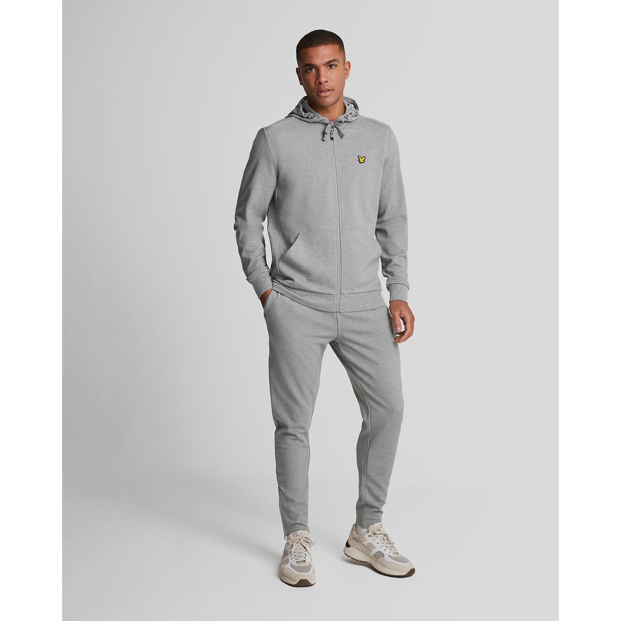 Product image 4 of 5 of Lyle & Scott Men's Sports Full-Zip Hoodie - Mid Grey Marl