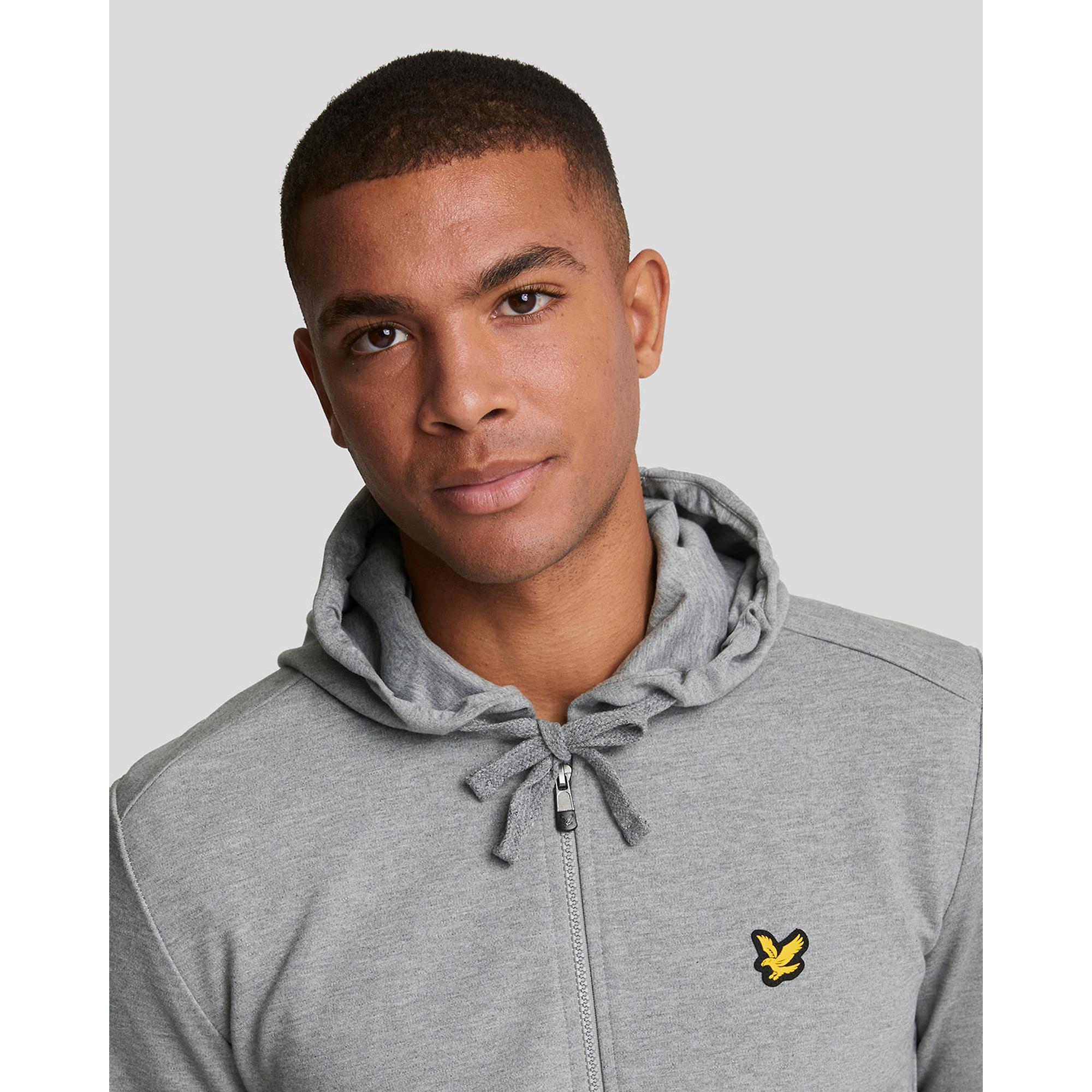 Product image 5 of 5 of Lyle & Scott Men's Sports Full-Zip Hoodie - Mid Grey Marl