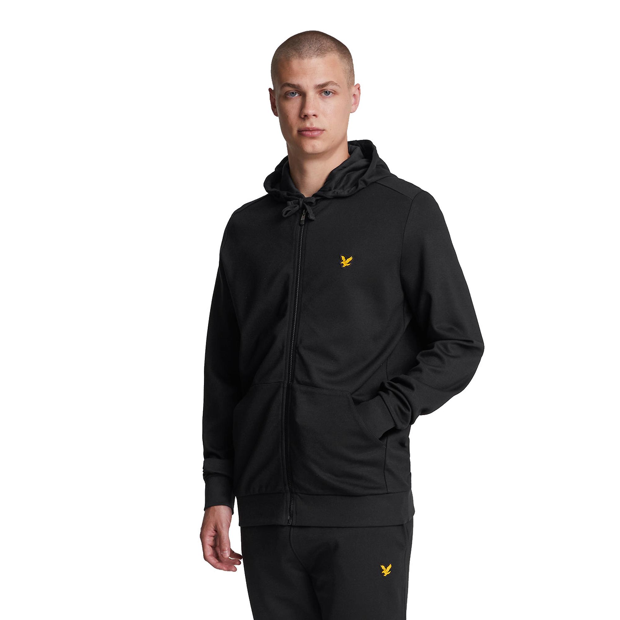 Product image 1 of 5 of Lyle & Scott Men's Sports Full-Zip Hoodie - Jet Black