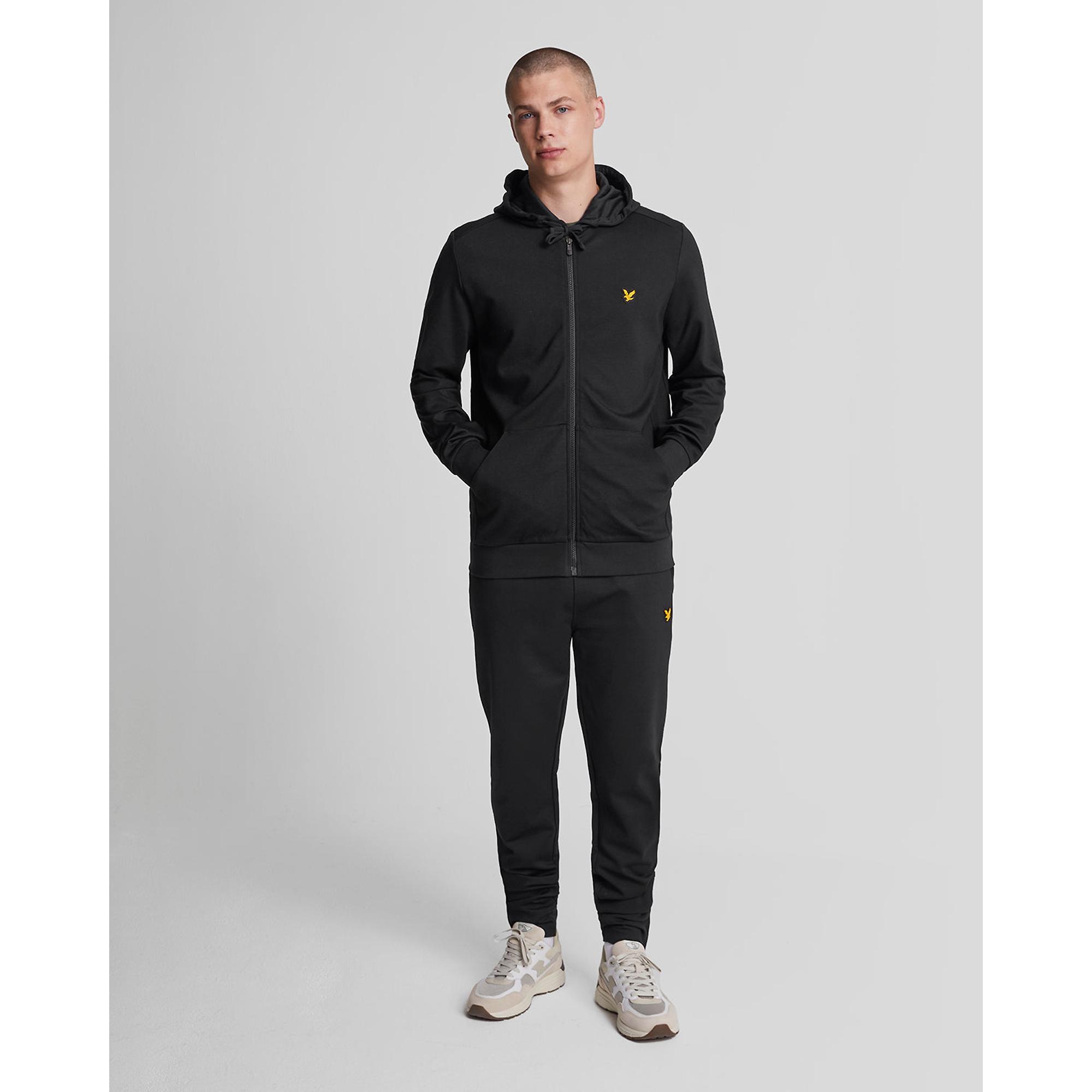 Product image 3 of 5 of Lyle & Scott Men's Sports Full-Zip Hoodie - Jet Black