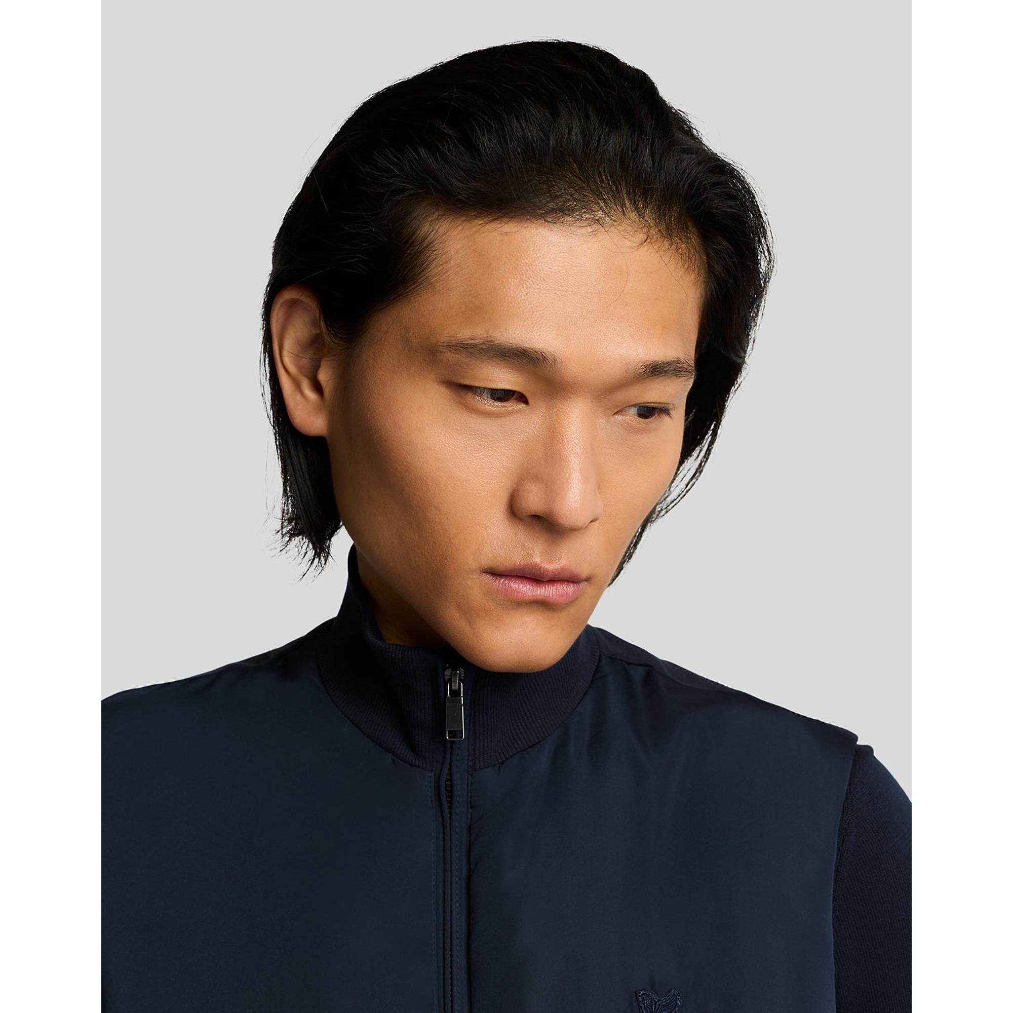 Product image 5 of 5 of Lyle & Scott Men's Tonal Hybrid Gilet - Dark Navy