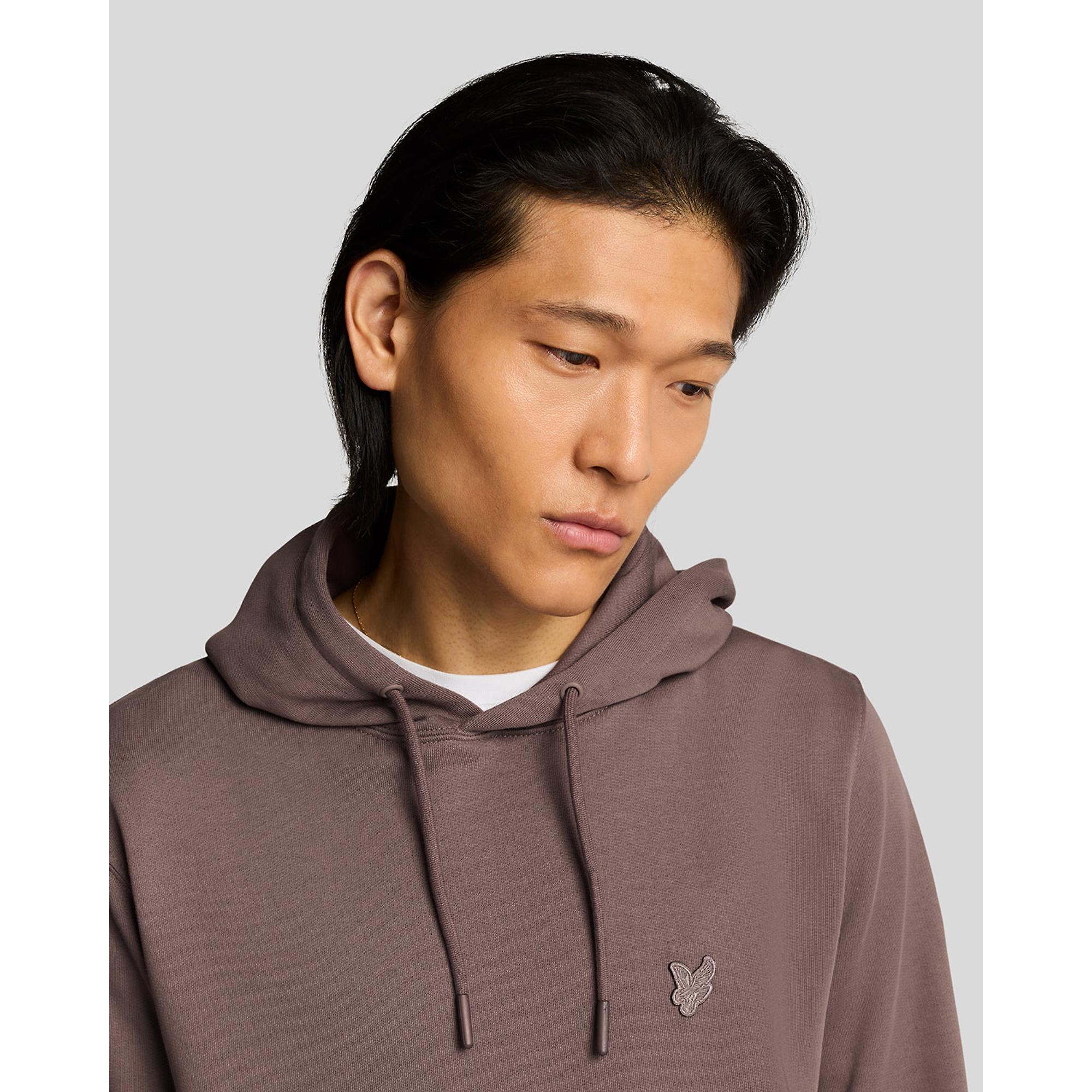 Product image 5 of 5 of Lyle & Scott Men's Superfine Pullover Hoodie - Plum Truffle