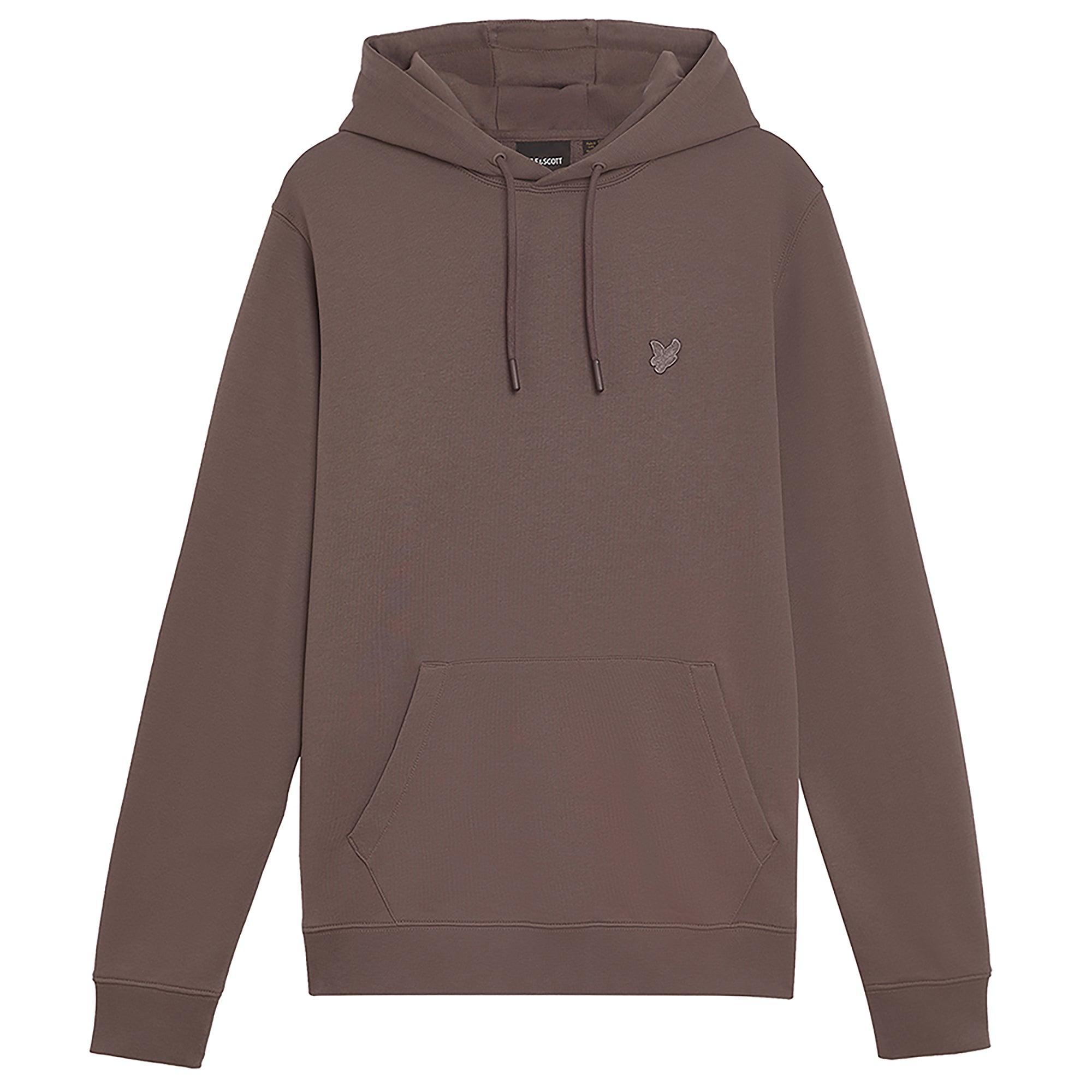 Product image 1 of 5 of Lyle & Scott Men's Superfine Pullover Hoodie - Plum Truffle