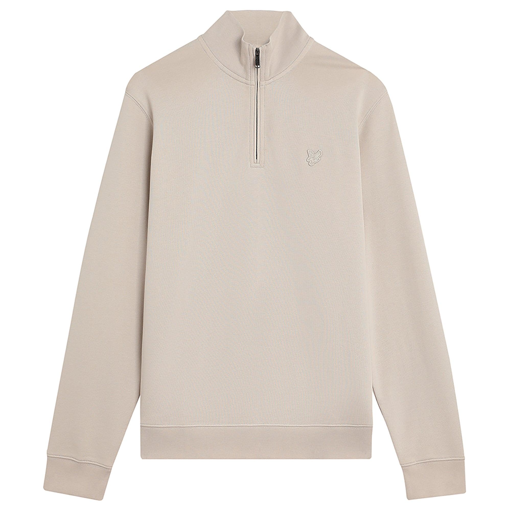 Product image 1 of 5 of Lyle & Scott Men's Superfine Quarter Zip Sweatshirt - Cove
