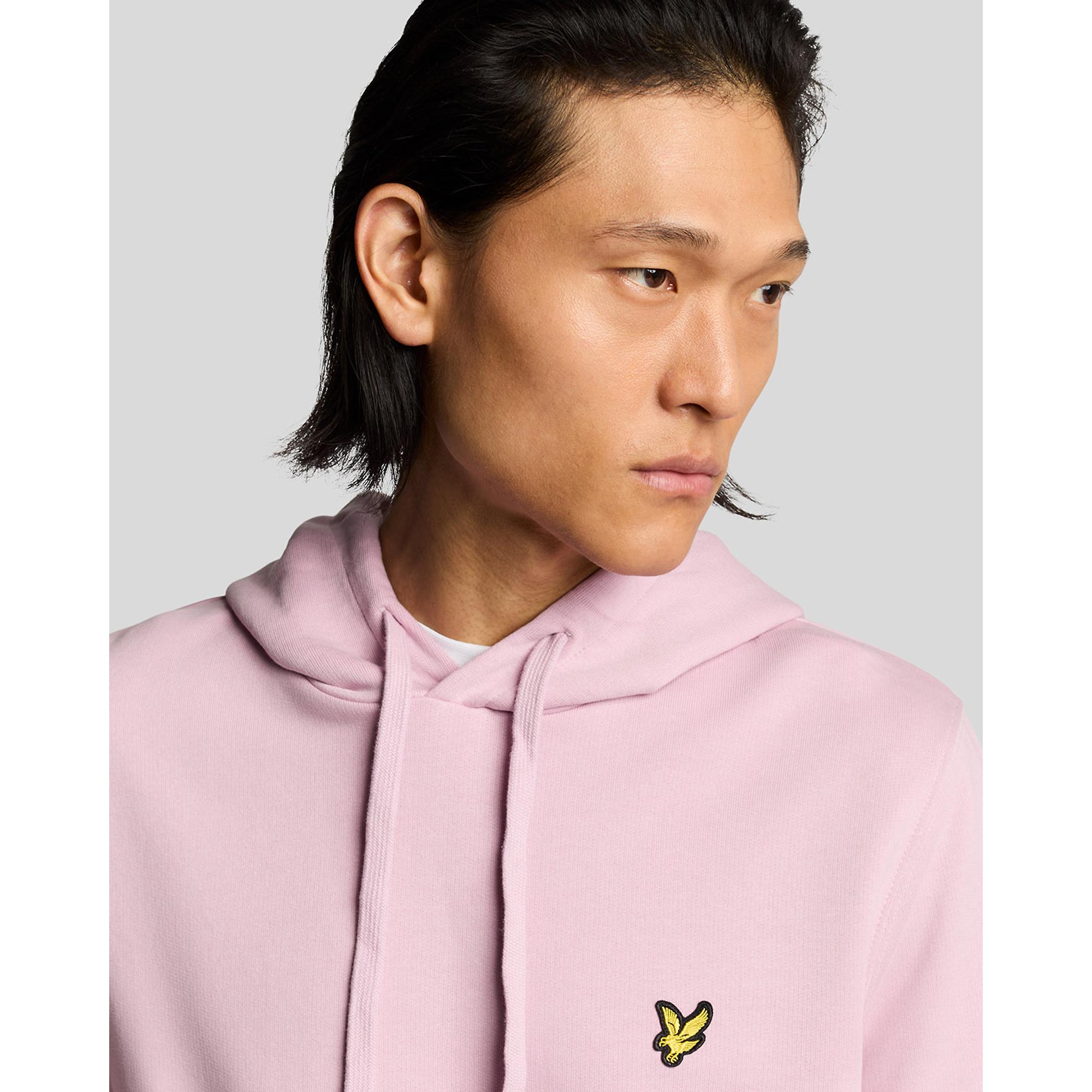 Product image 4 of 4 of Lyle & Scott Men's Pullover Hoodie - Pink Light