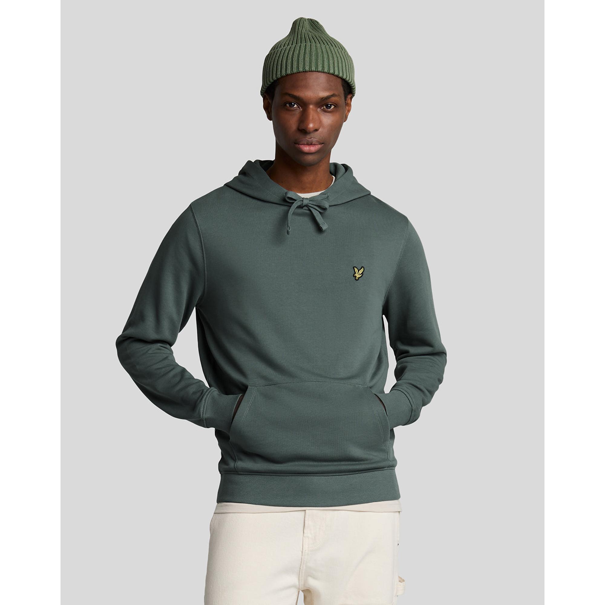 Product image 2 of 5 of Lyle & Scott Men's Pullover Hoodie - Green Mercurial