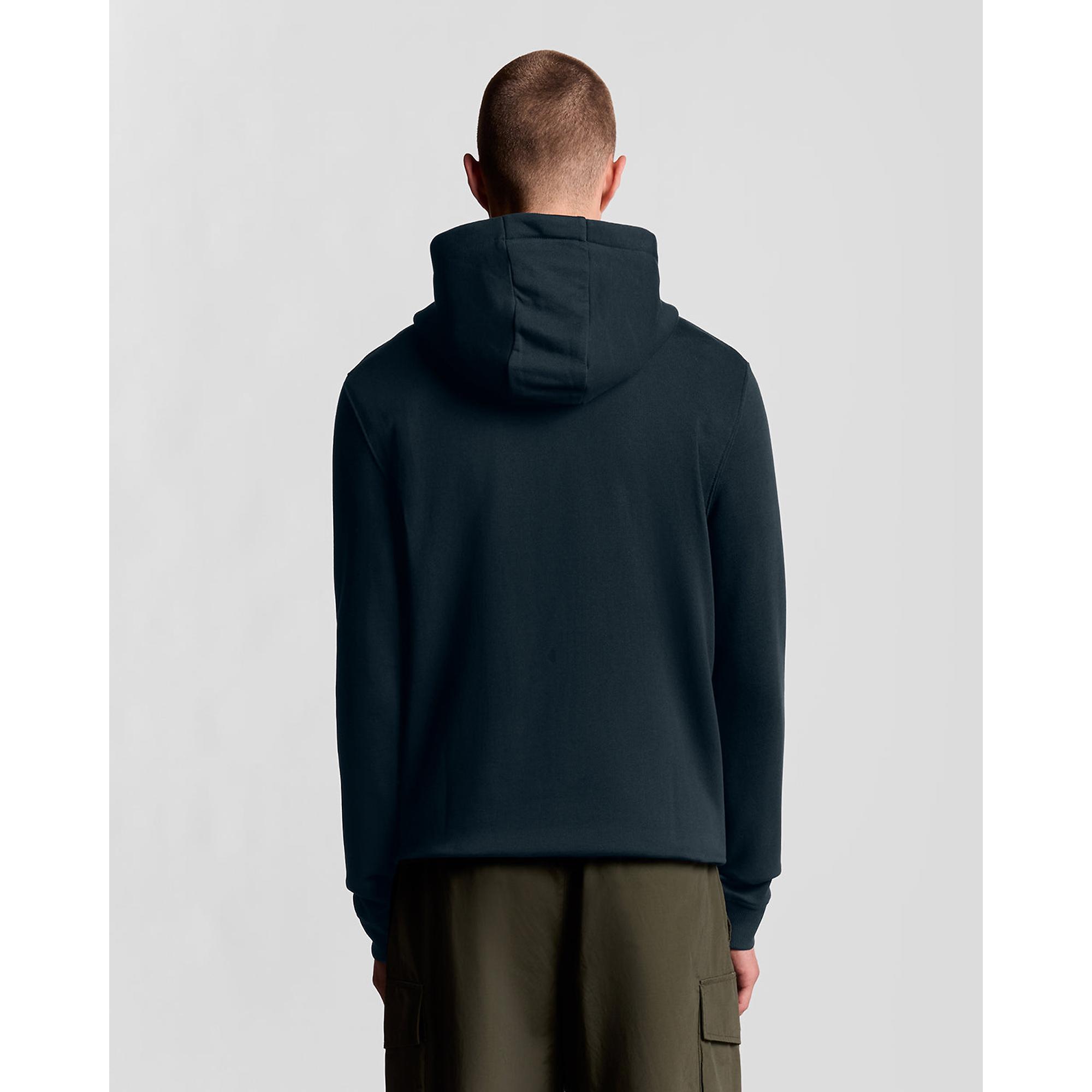 Product image 5 of 6 of Lyle & Scott Men's Loopback Cotton Fit Full Zip Hoodie - Dark Navy