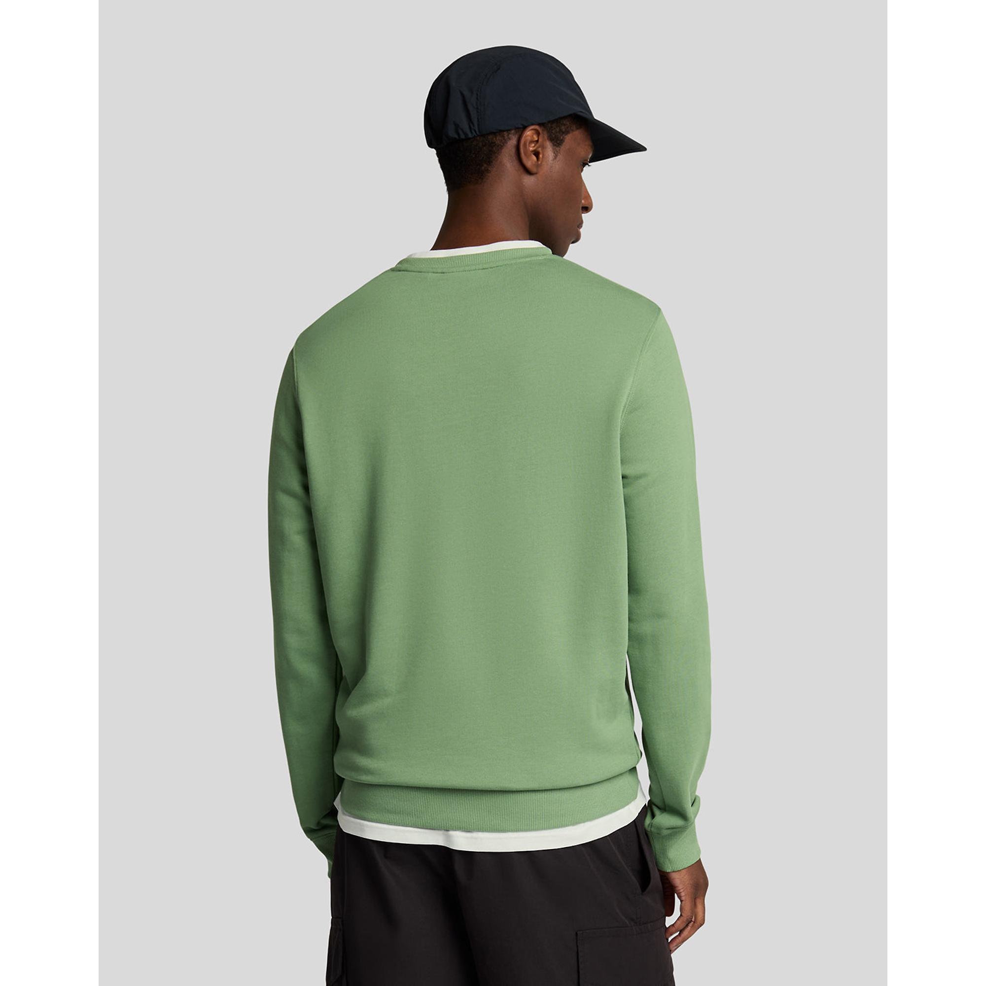 Product image 4 of 5 of Lyle & Scott Men's Crew Neck Sweatshirt - Smoke Green