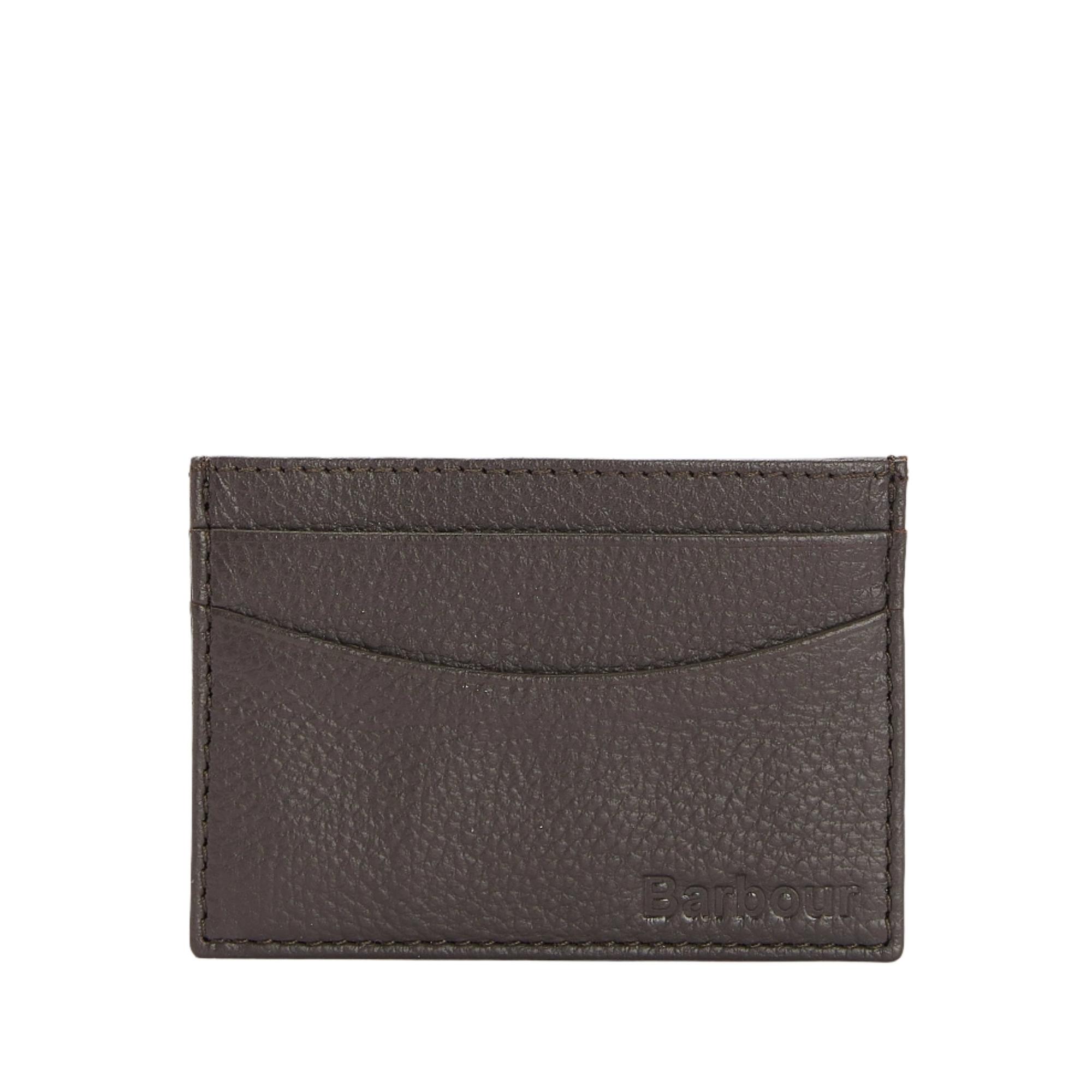Product image 1 of 5 of Barbour Men's Amble Leather Card Holder - Dark Brown