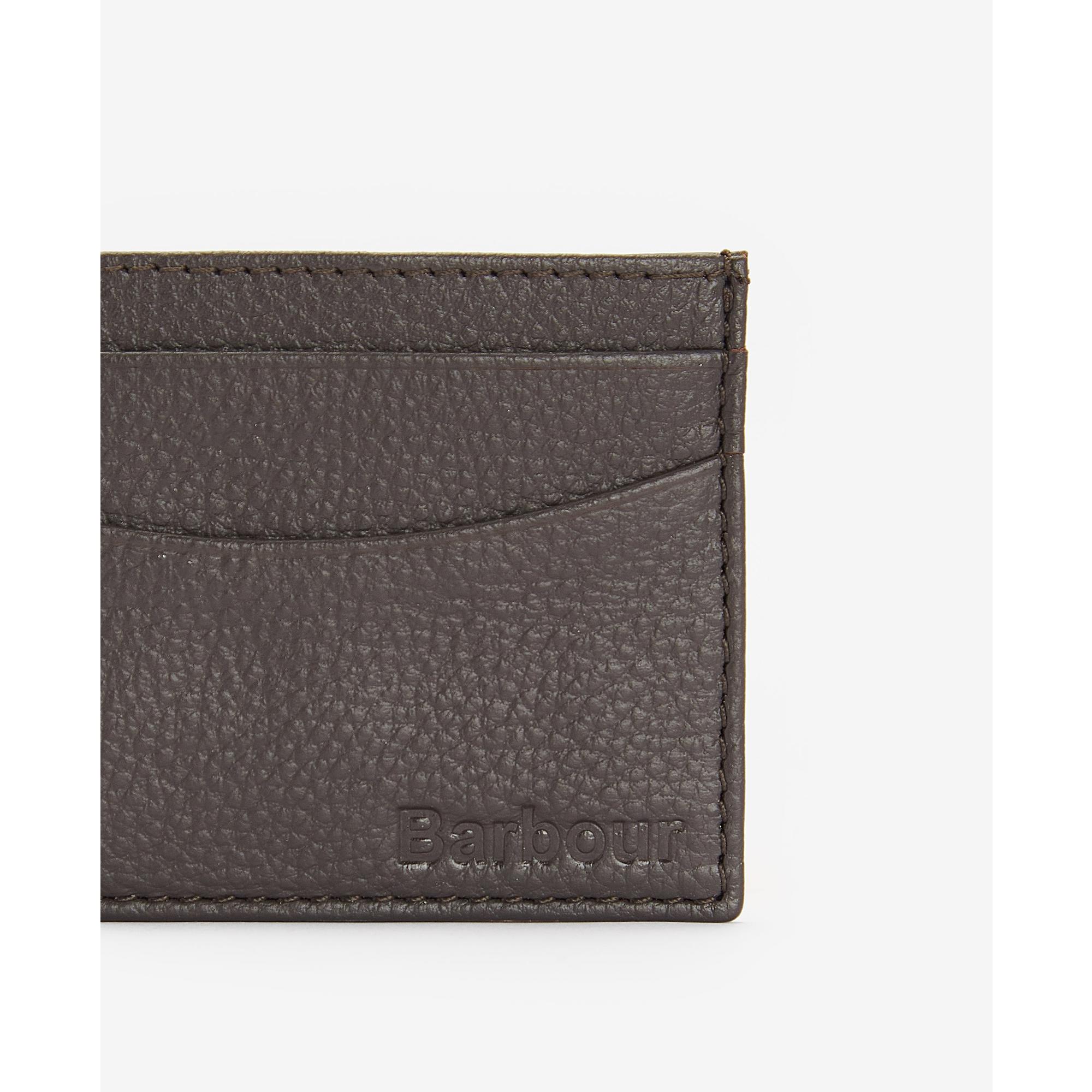 Product image 5 of 5 of Barbour Men's Amble Leather Card Holder - Dark Brown