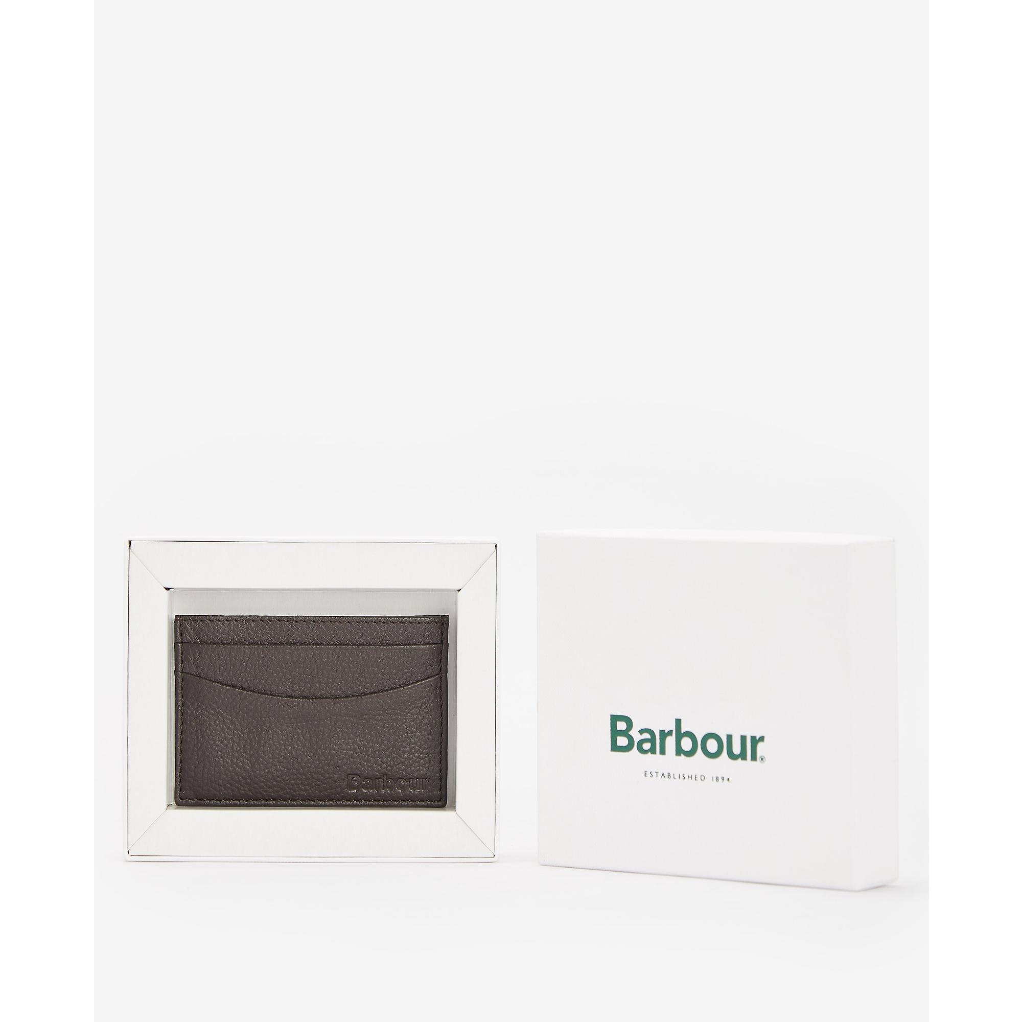 Product image 3 of 5 of Barbour Men's Amble Leather Card Holder - Dark Brown