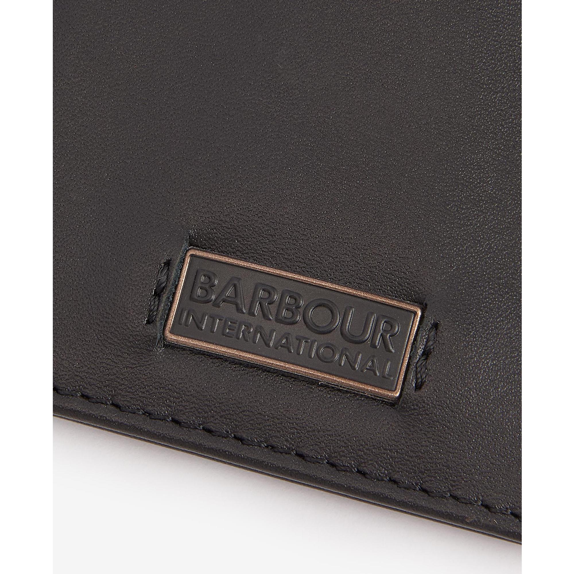 Product image 4 of 6 of Barbour Men's Logo Leather Card Holder - Black