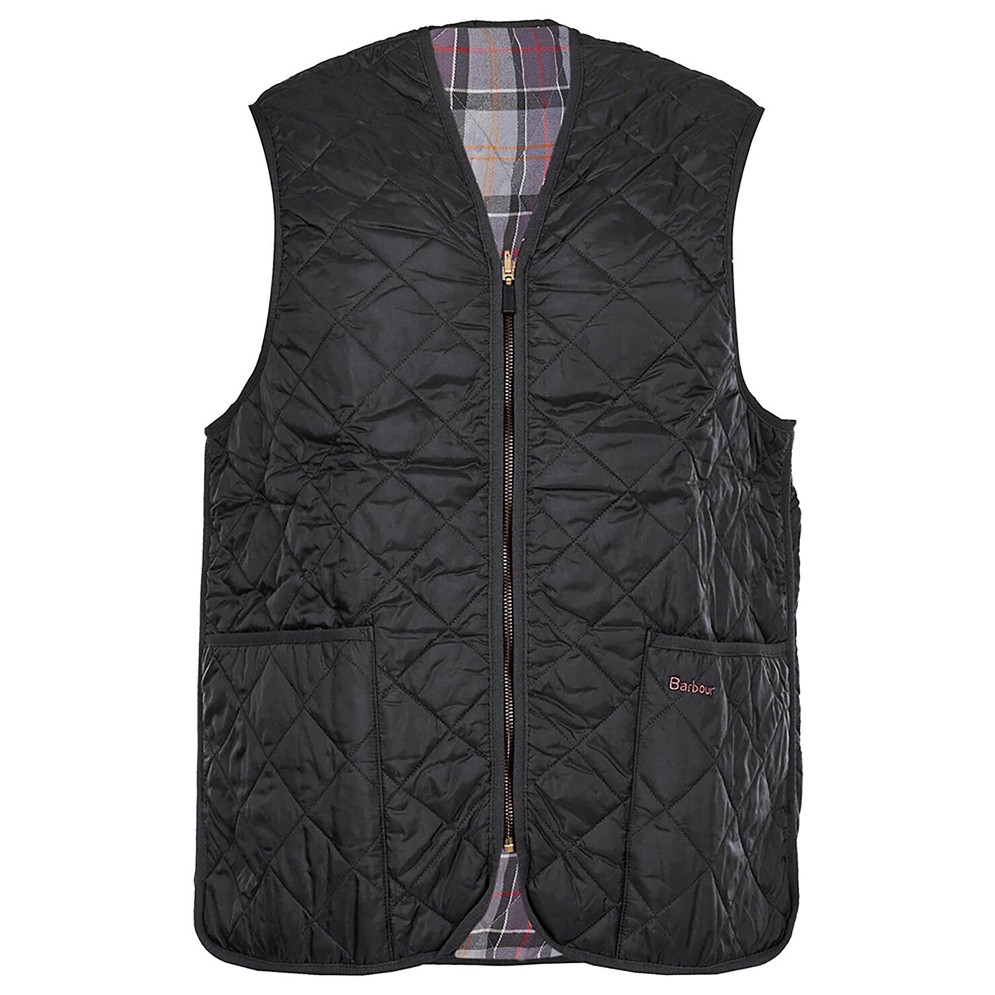 Product image 1 of 8 of Barbour Men's Quilted Waistcoat/Zip-In Liner - Black/Modern