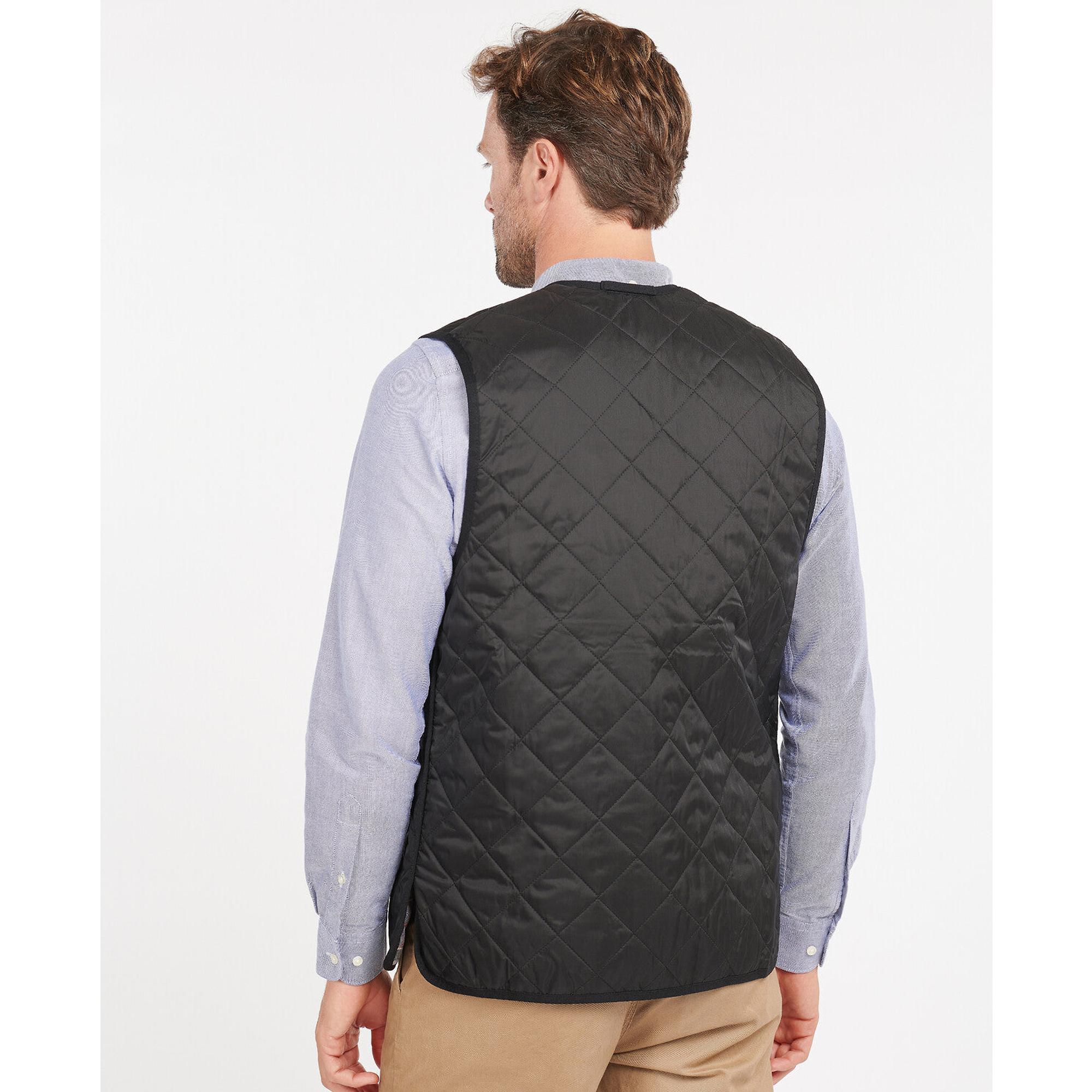 Product image 4 of 8 of Barbour Men's Quilted Waistcoat/Zip-In Liner - Black/Modern