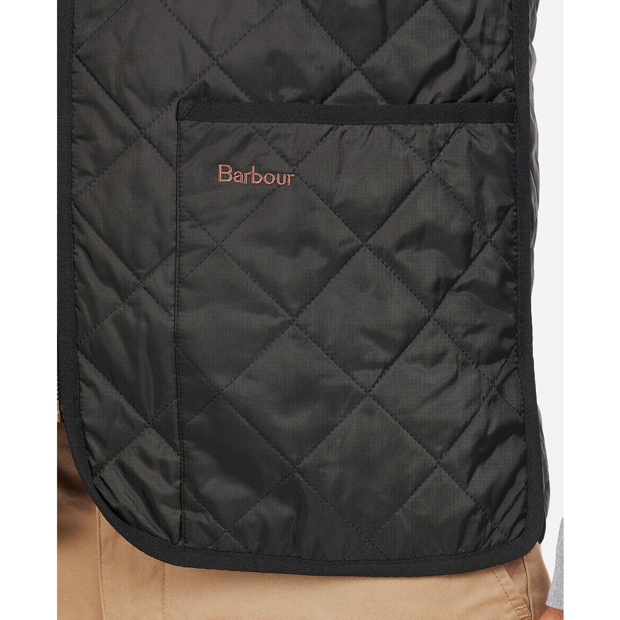Product image 7 of 8 of Barbour Men's Quilted Waistcoat/Zip-In Liner - Black/Modern