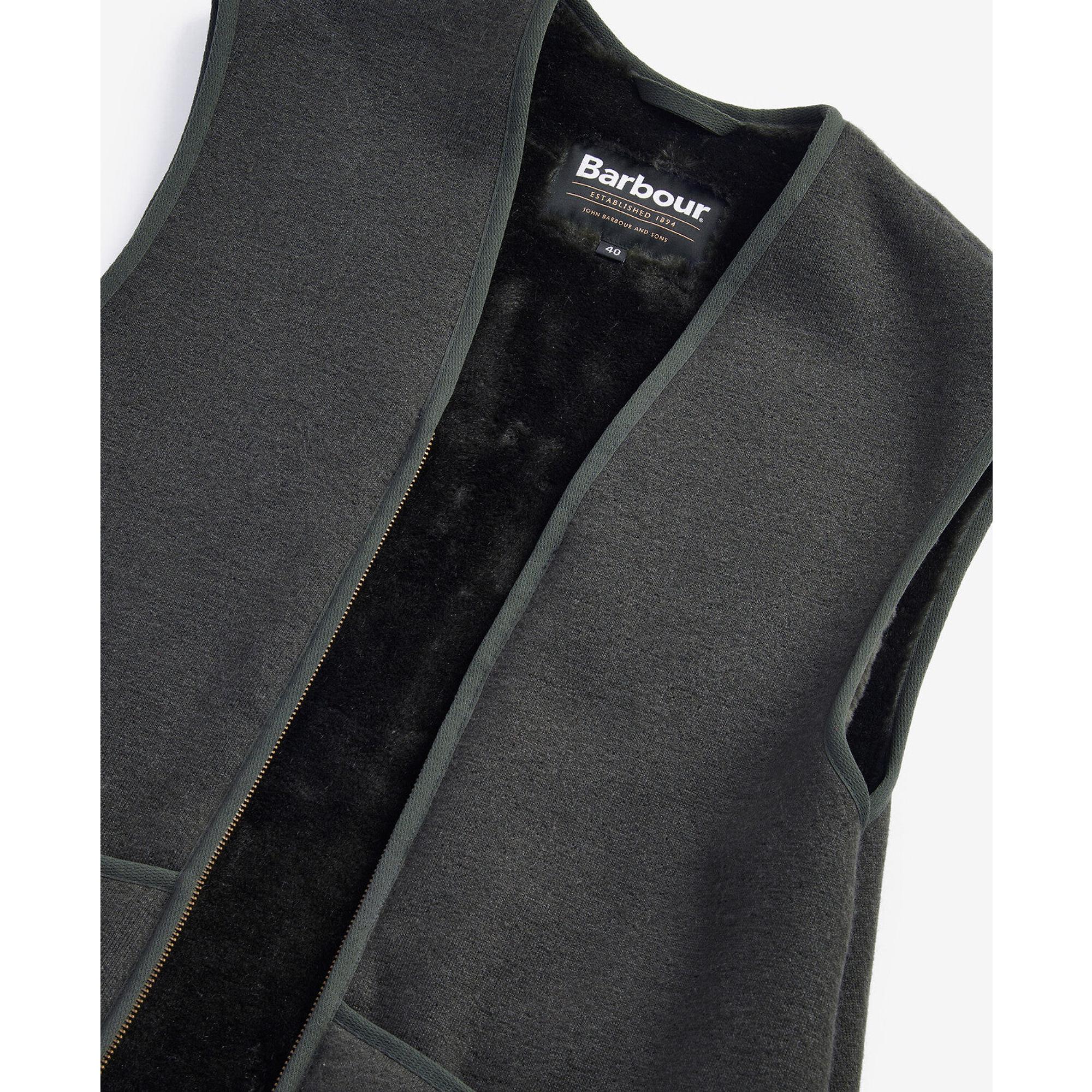 Product image 7 of 7 of Barbour Men's Warm Pile Zip Liner - Sage