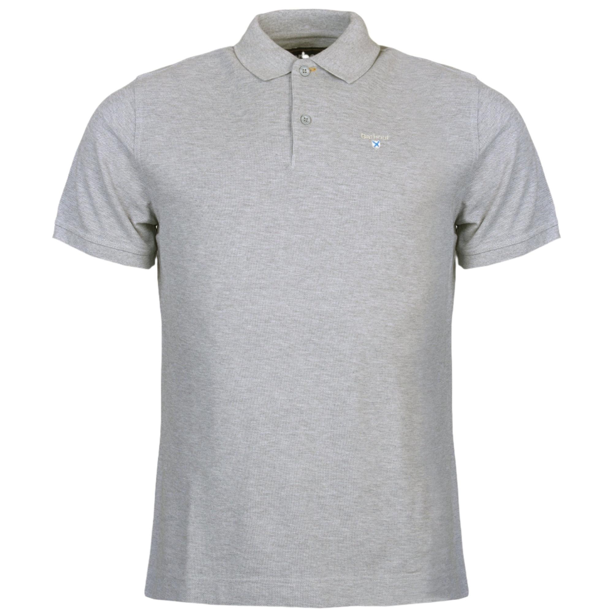 Product image 1 of 6 of Barbour Men's Sports Polo Shirt - Grey Marl