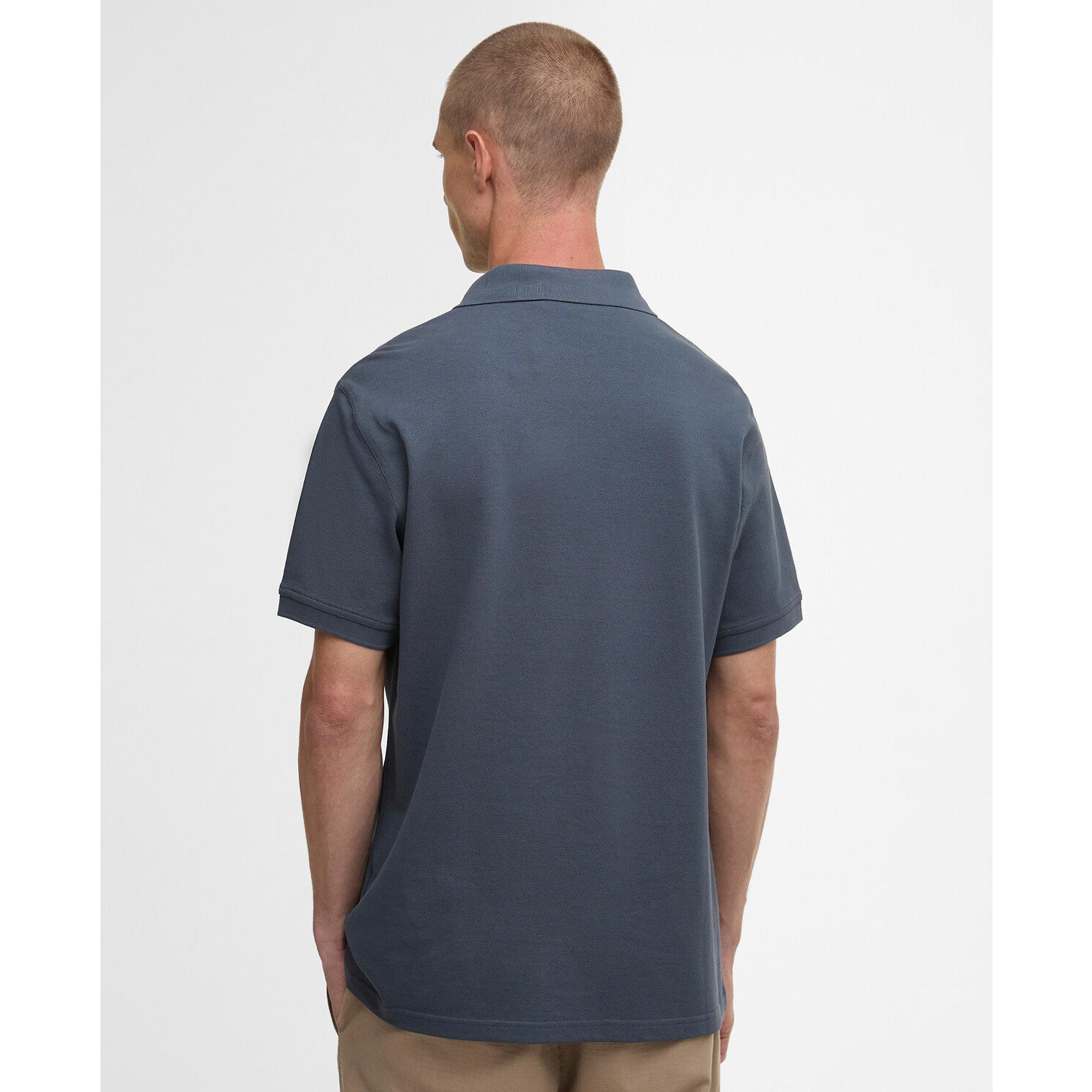 Product image 4 of 5 of Barbour International Men's Essential Polo Shirt - Storm Grey