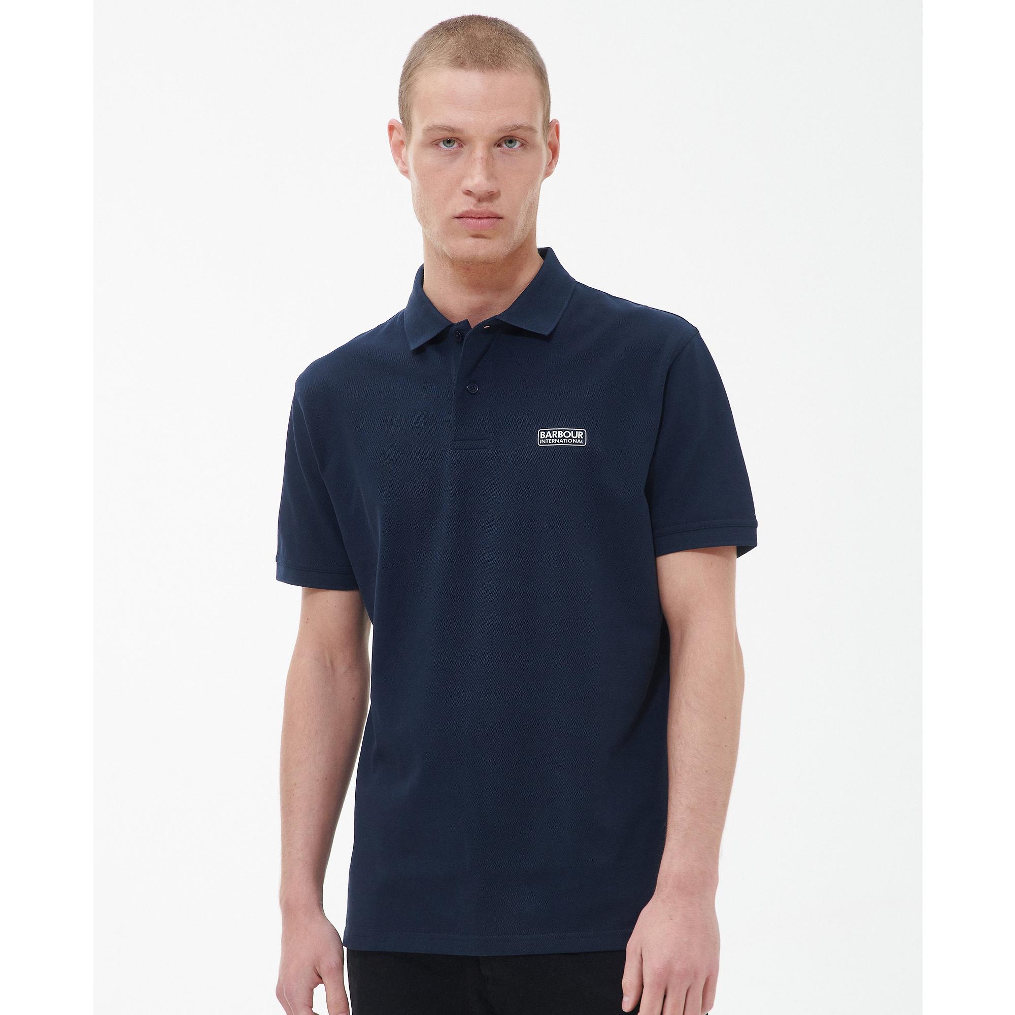 Product image 3 of 6 of Barbour International Men's Essential Polo Shirt - Navy