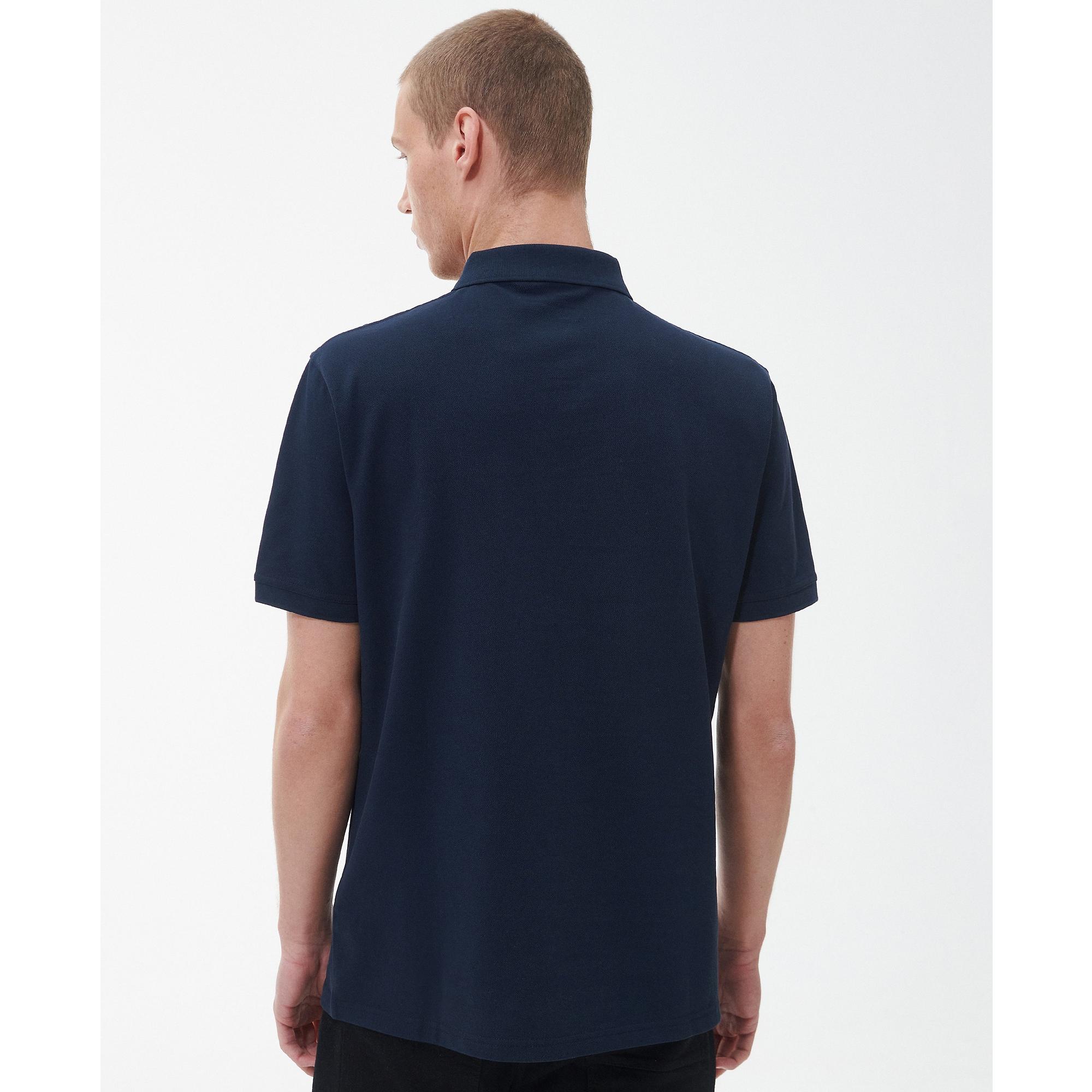 Product image 4 of 6 of Barbour International Men's Essential Polo Shirt - Navy