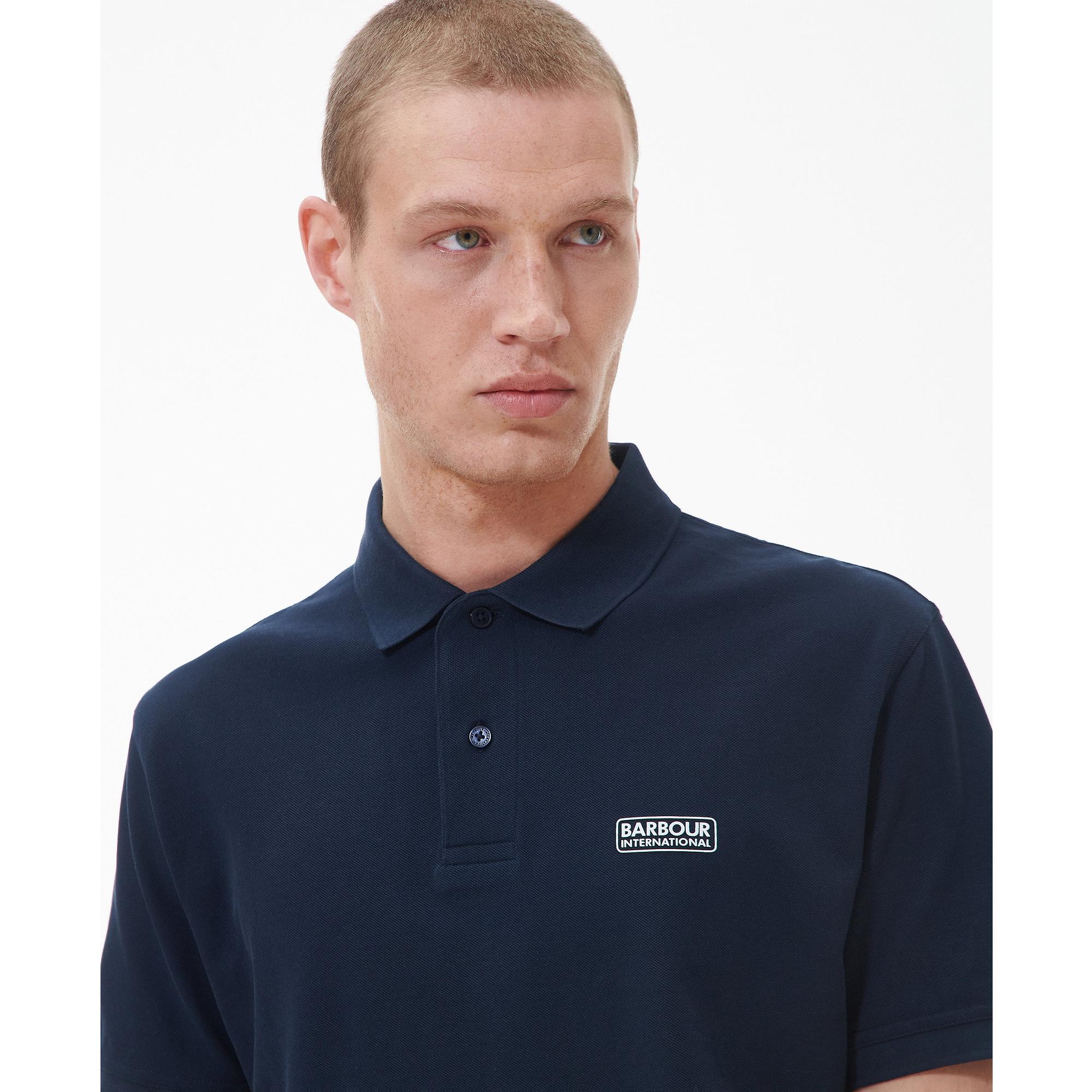 Product image 5 of 6 of Barbour International Men's Essential Polo Shirt - Navy