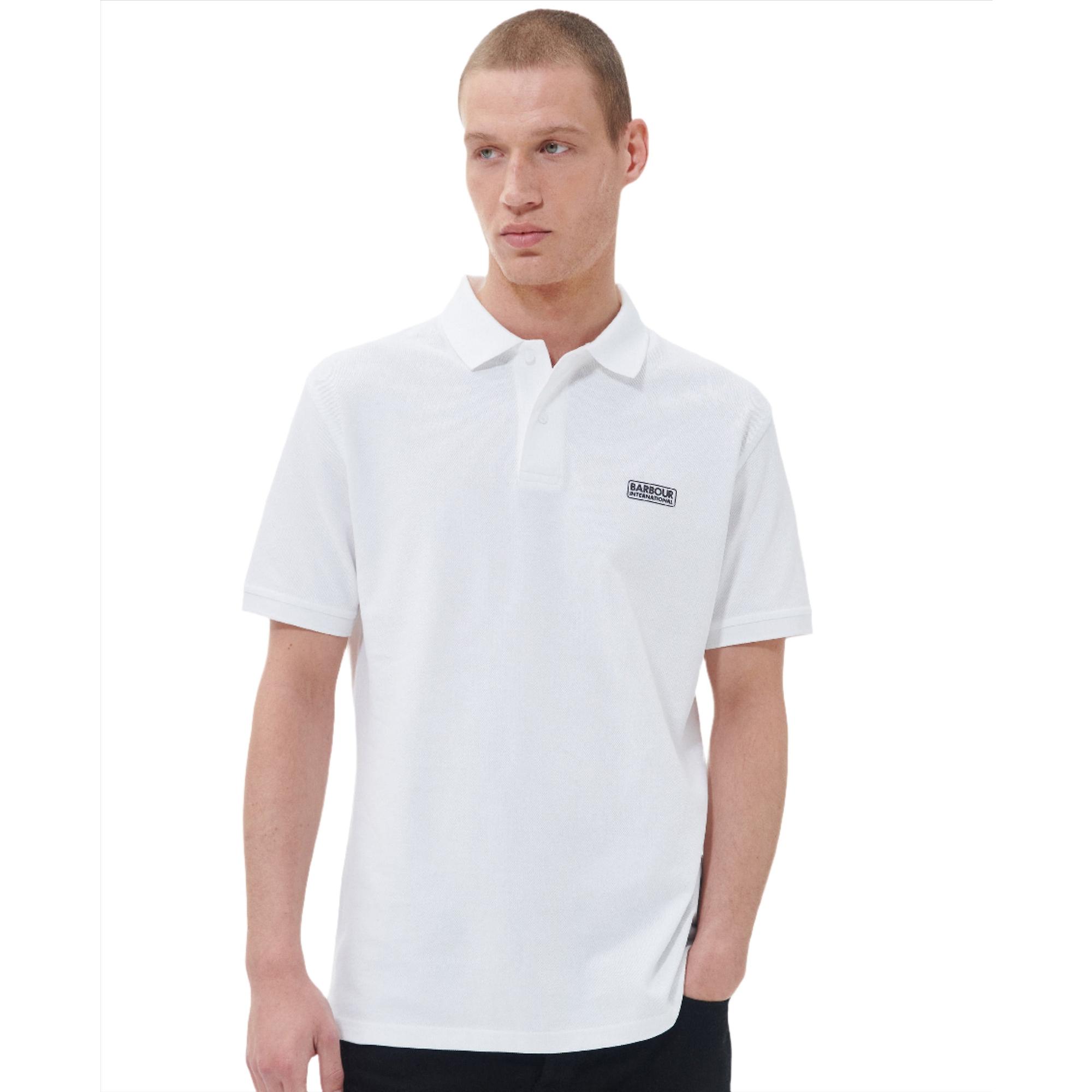 Product image 3 of 6 of Barbour International Men's Essential Polo Shirt - White