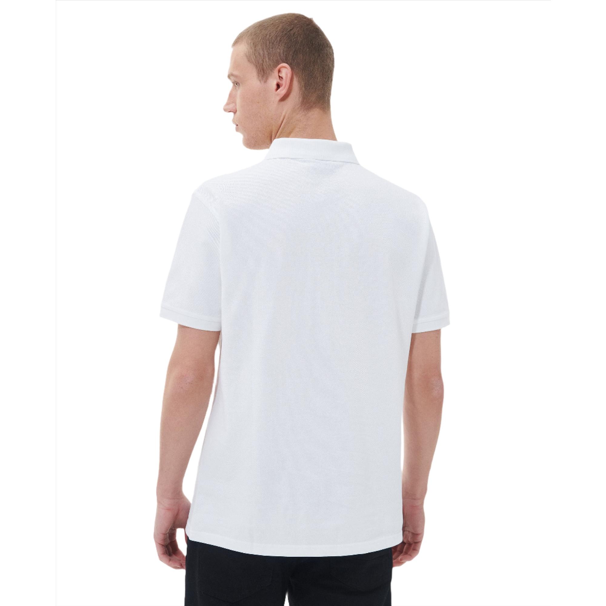 Product image 4 of 6 of Barbour International Men's Essential Polo Shirt - White