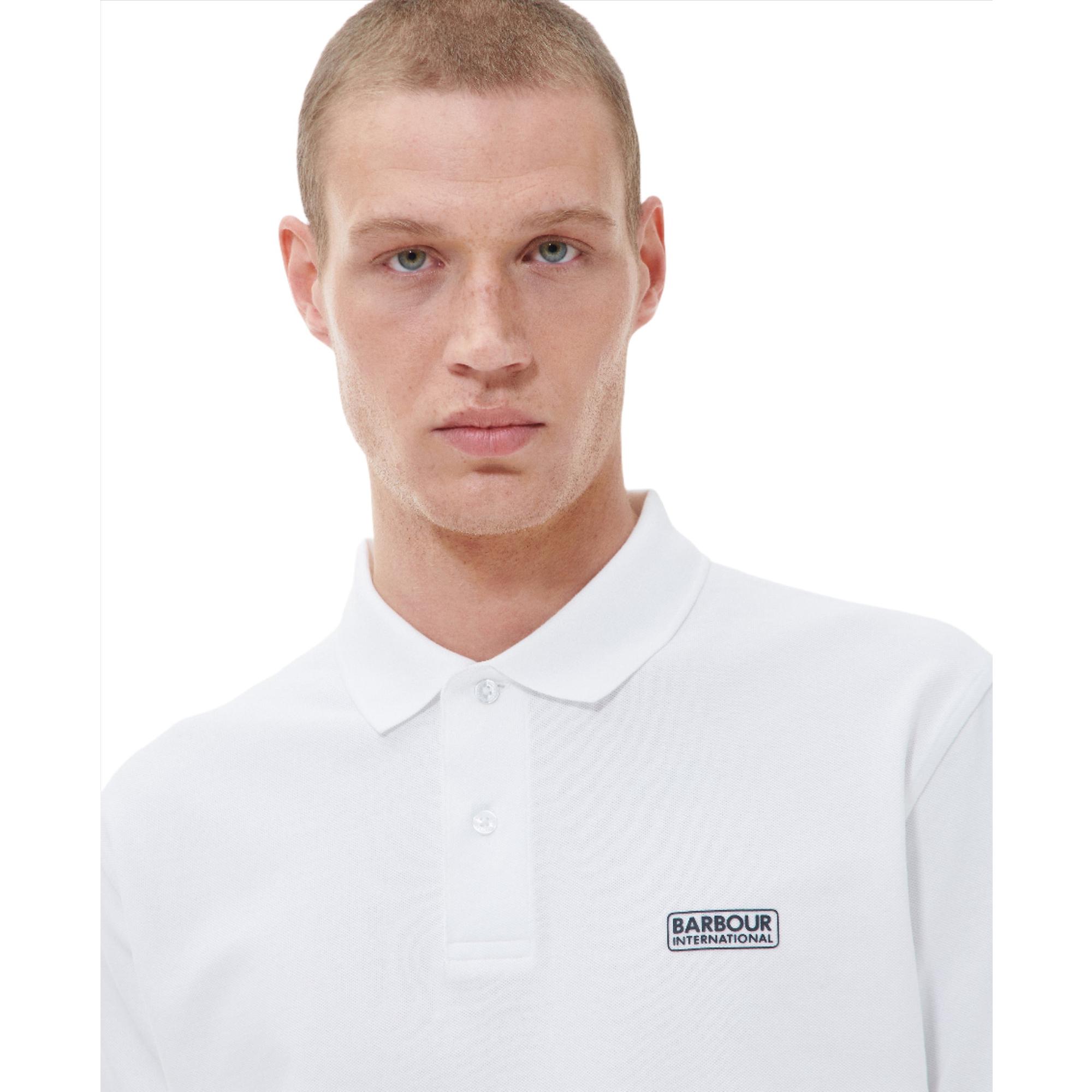 Product image 5 of 6 of Barbour International Men's Essential Polo Shirt - White
