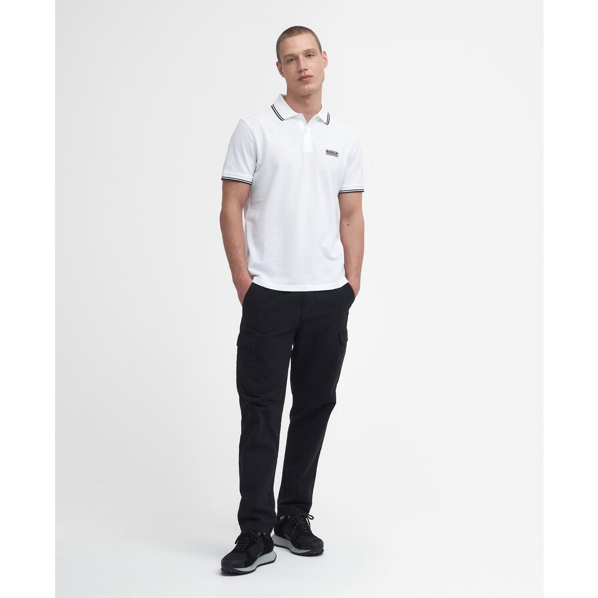 Product image 3 of 6 of Barbour International Men's Evan Tipped Polo Shirt - White