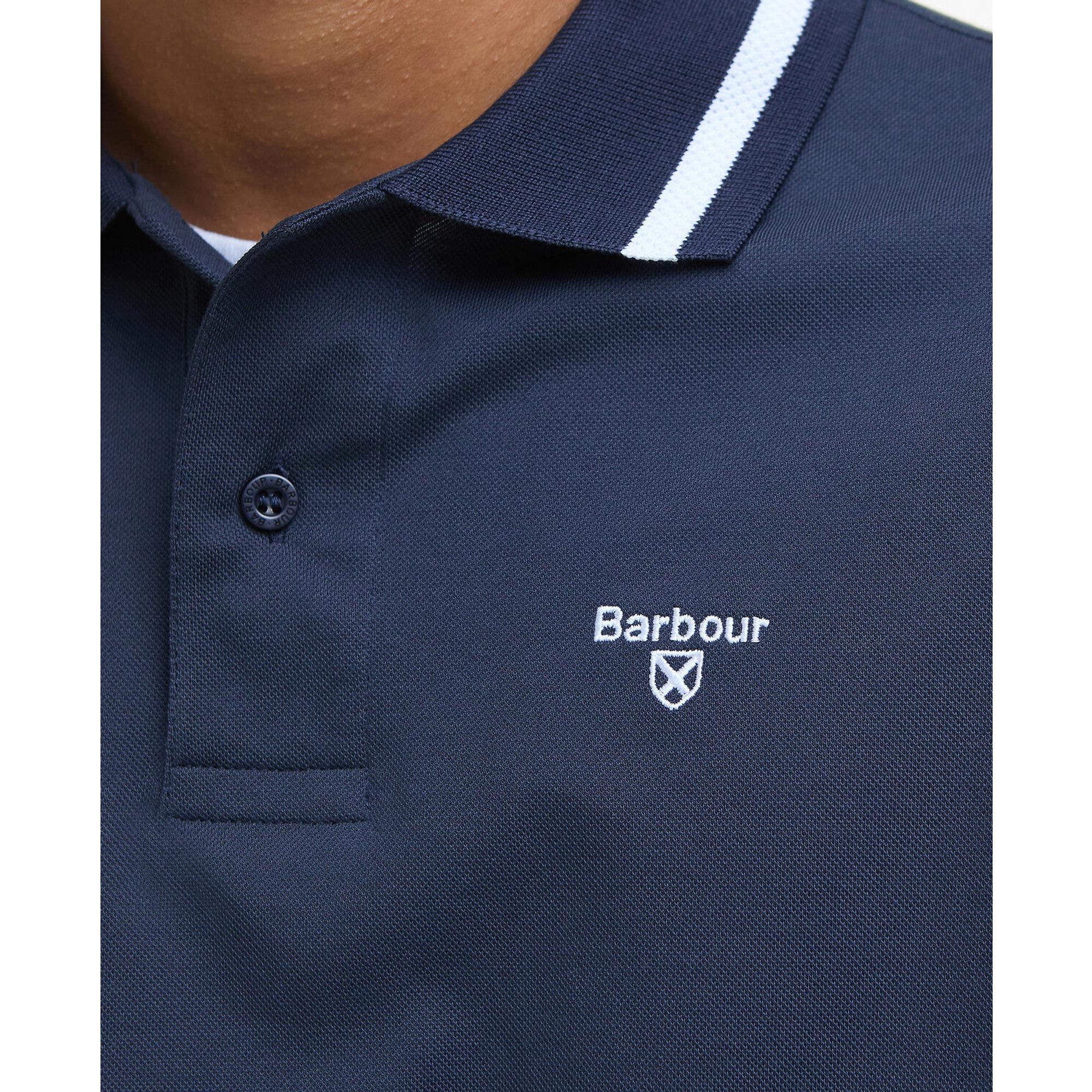 Product image 6 of 6 of Barbour Men's Ferrybridge Lightweight Polo Shirt - Classic Navy