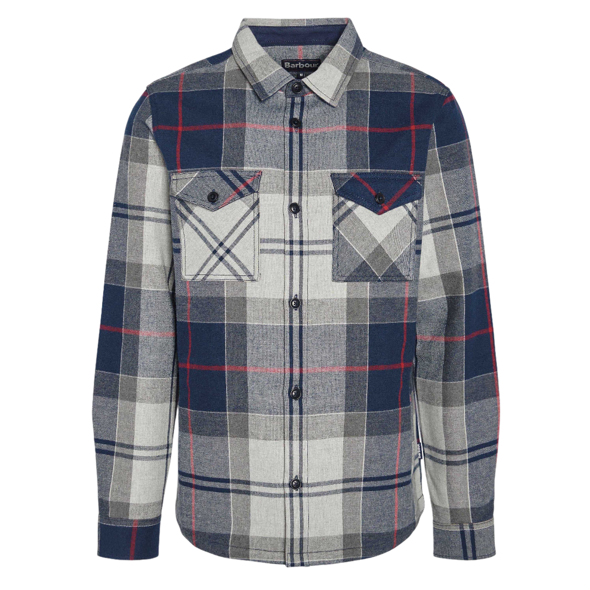 Product image 1 of 5 of Barbour Men's Cannich Overshirt - Blue/Grey
