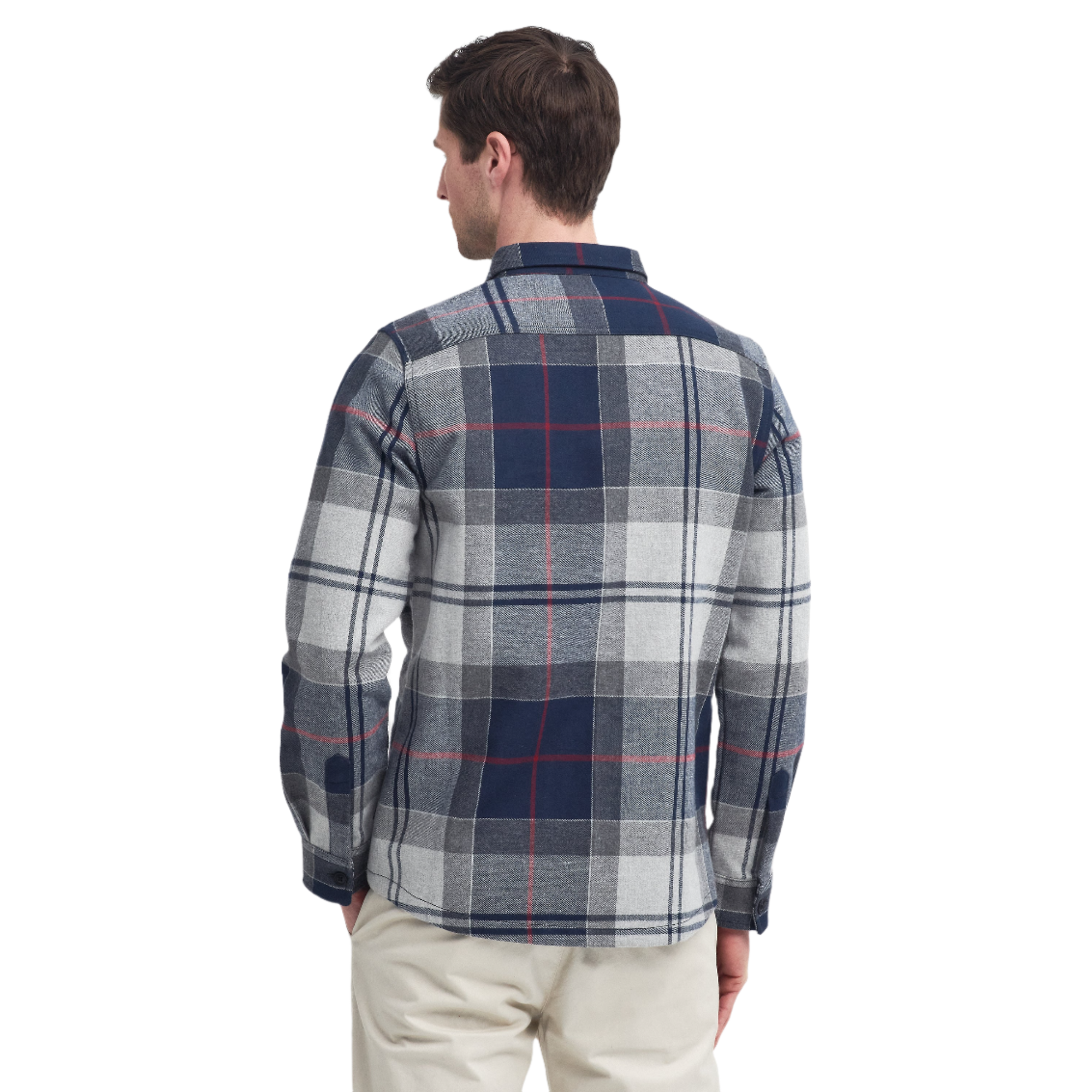 Product image 4 of 5 of Barbour Men's Cannich Overshirt - Blue/Grey
